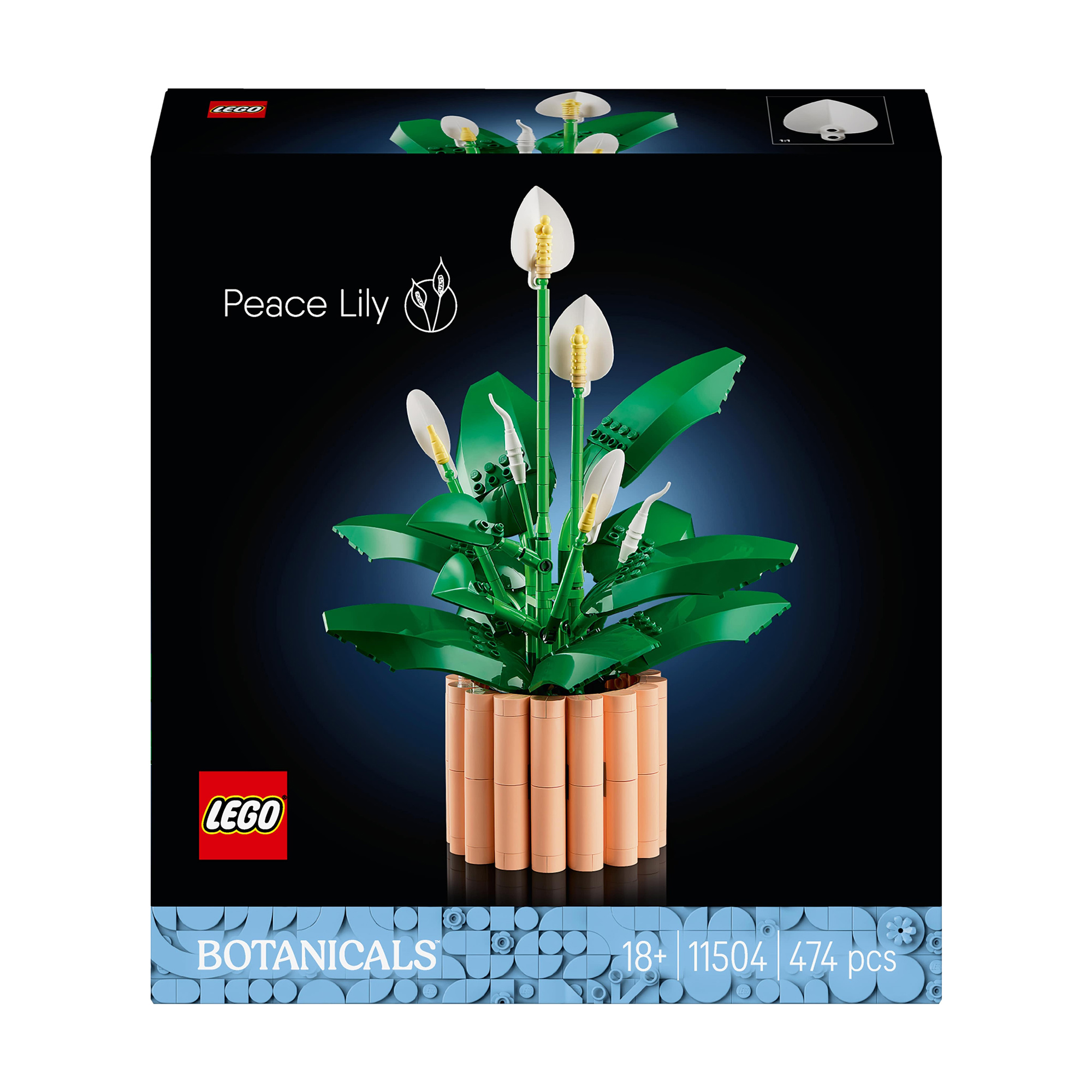 Сергей К. Конструктор LEGO Botanicals Спатифиллум, 474 детали, от 18 лет (11504) photo