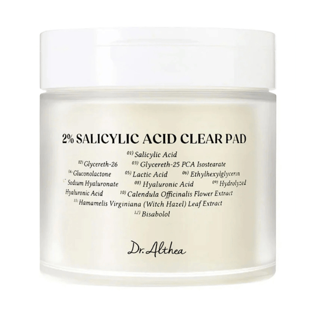 Марія Тонер-педи для лица Dr. Althea 2% Salicylic Acid Clear Pad с салициловой кислотой, 60 шт, 170 г photo