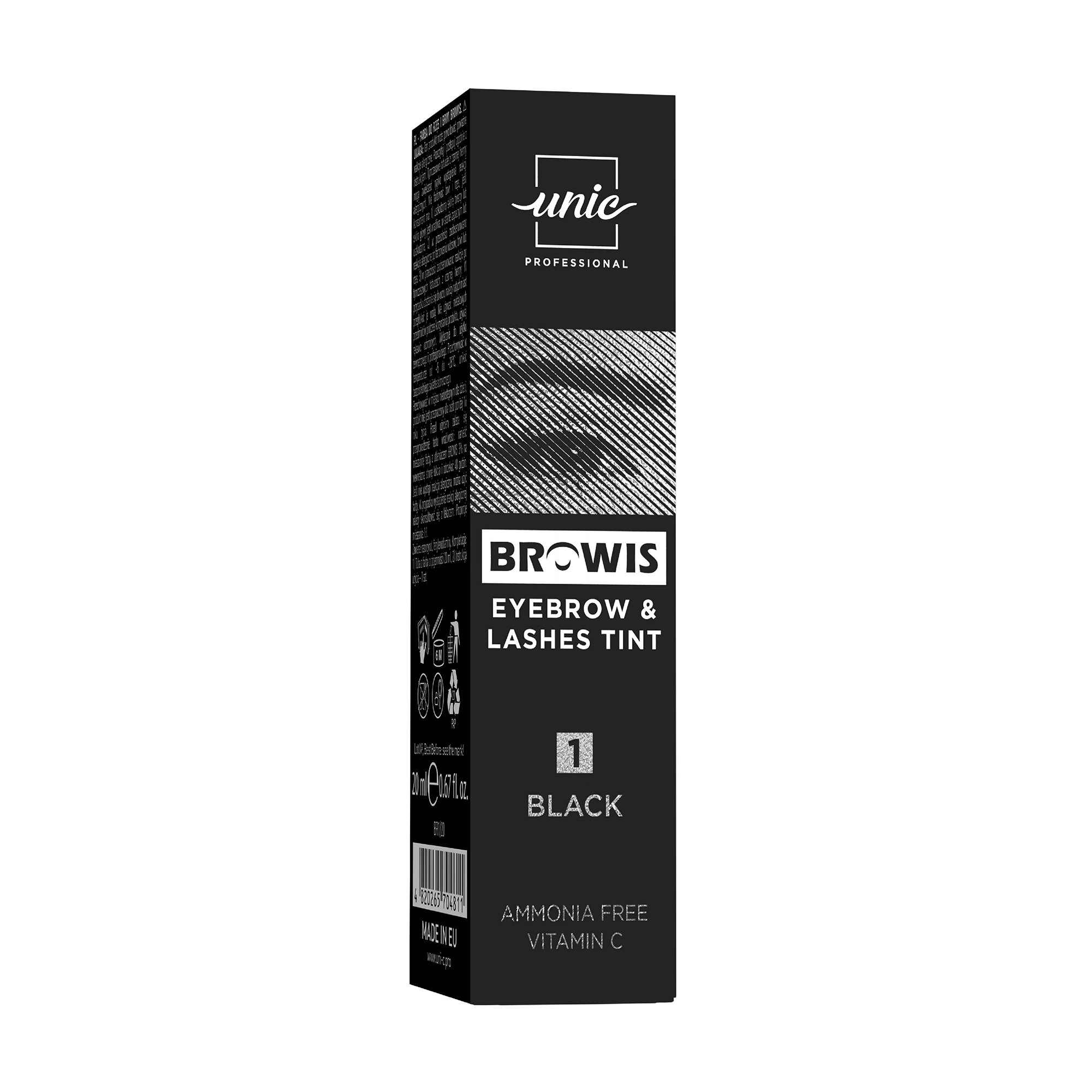 Аліна П. Краска для ресниц и бровей Unic Browis Eyebrow & Lashes Tint, 20 мл photo