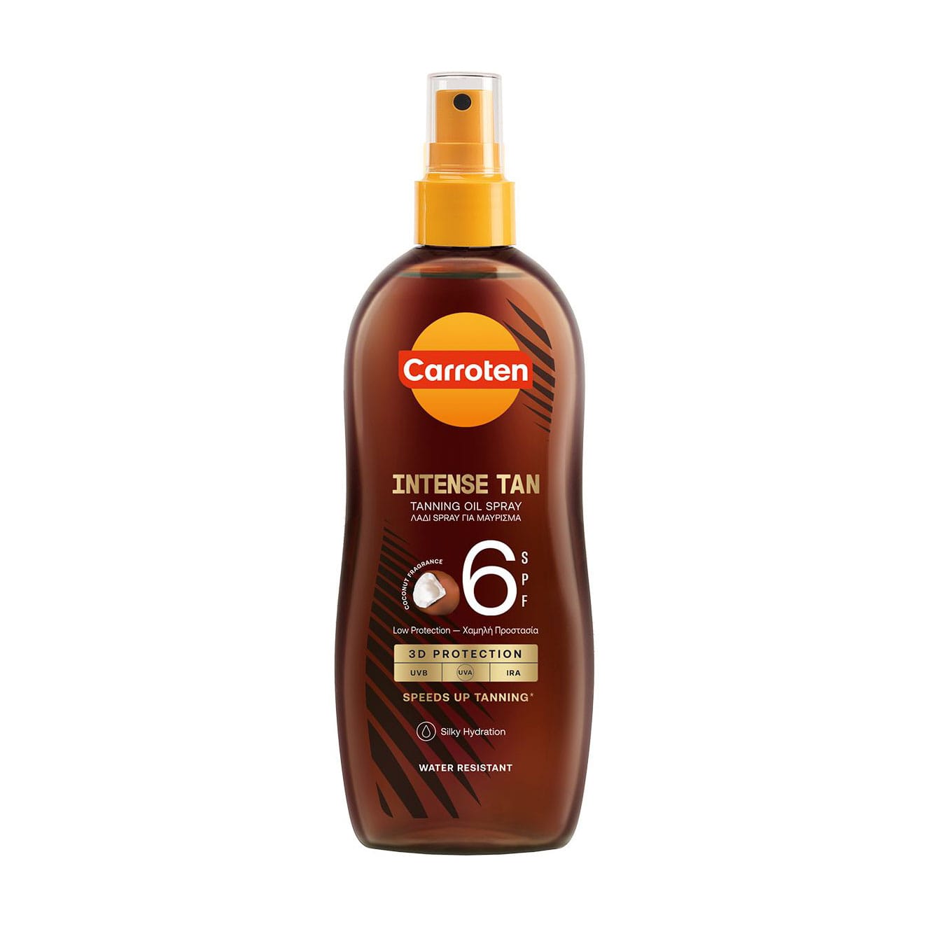 Катерина Масло-спрей для интенсивного загара Carroten Intense Tan Tanning Oil Spray, SPF 6, 200 мл photo