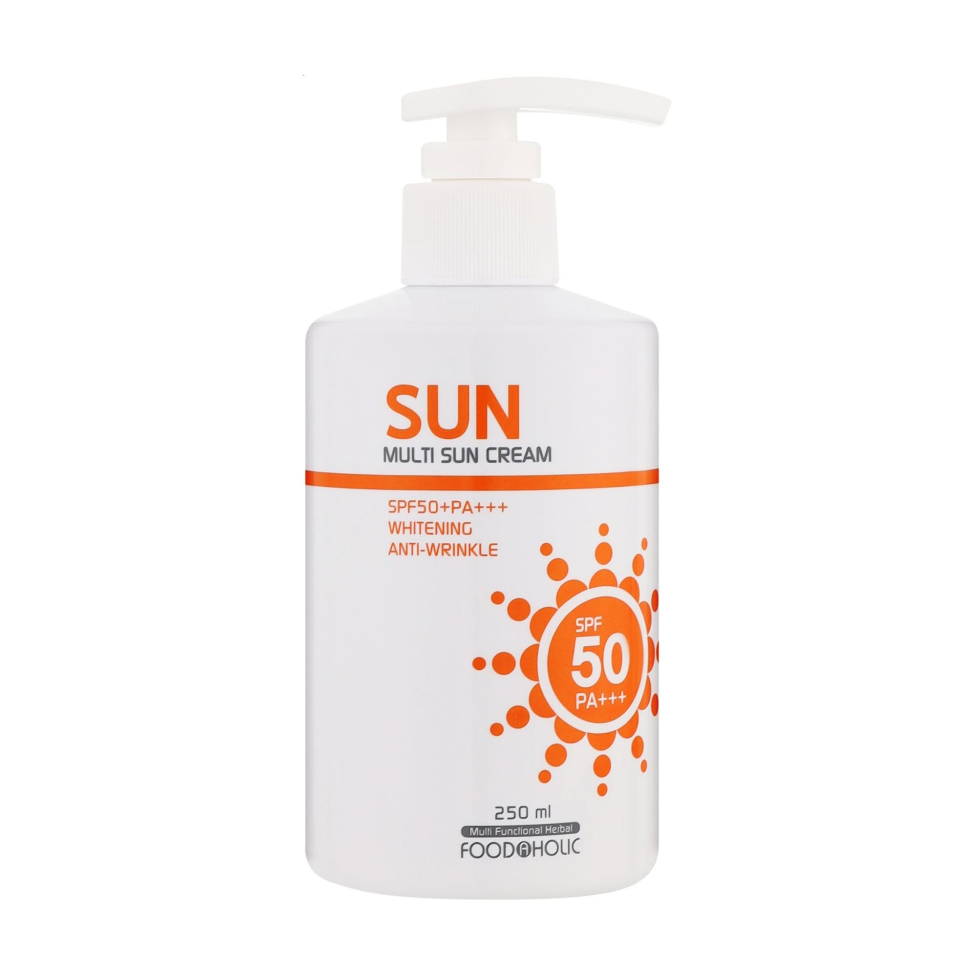 Ольга Солнцезащитный крем для лица и тела Food A Holic Multi Sun Cream SPF50+ PA+++, 250 мл photo
