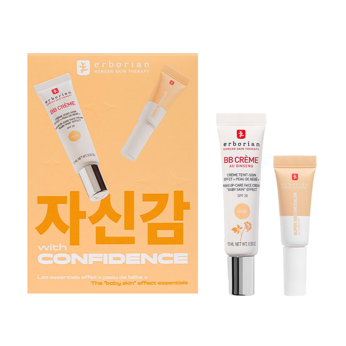 Віра А. Набор для лица Erborian With Confidence Kit Gift Set (ВВ-крем, 15 мл + консилер, 3 мл) photo