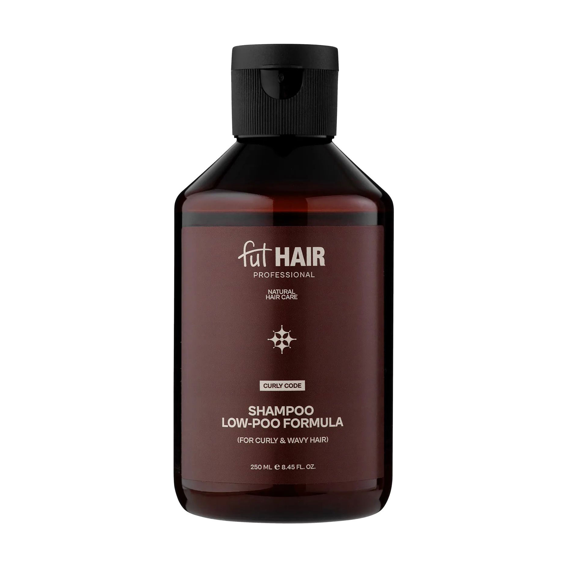 Юстина О. Укрепляющий безсульфатный шампунь FutHAIR Professional Curly Code Shampoo Low-Poo-Formula для вьющихся и волнистых волос, 250 мл photo