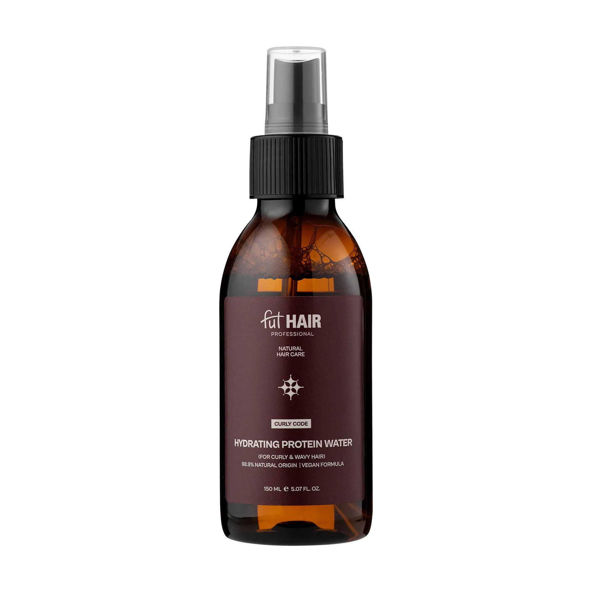 Злата Г. Зволожувальна протеінова вода FutHAIR Professional Curly Code Hydrating Protein Water для кучерявого та хвилястого волосся, 150 мл photo