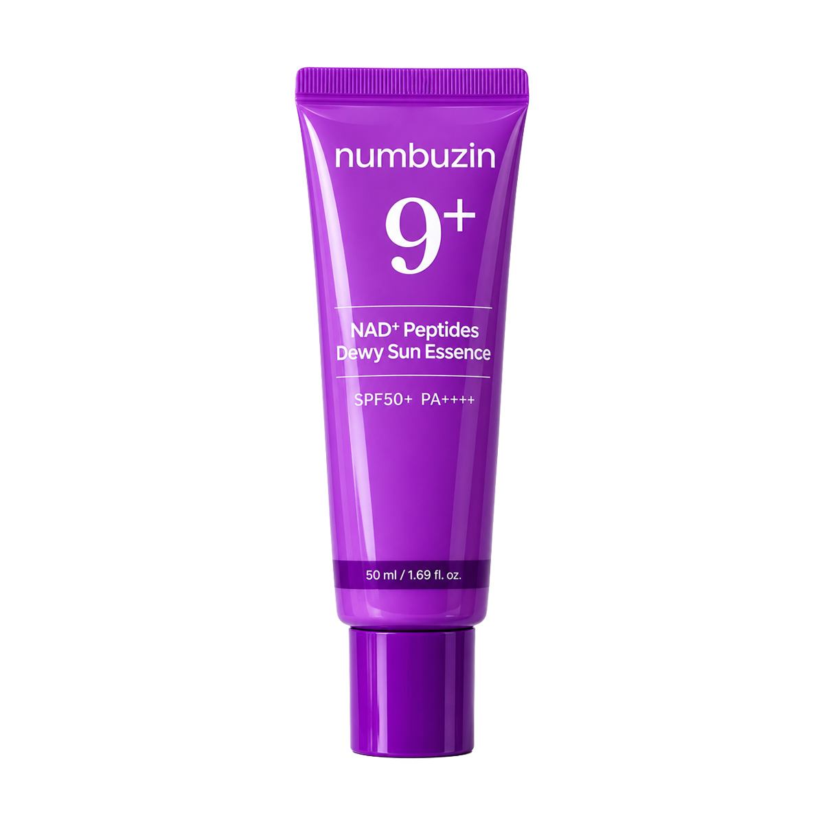 Анастасія Солнцезащитная эссенция для лица Numbuzin No.9 NAD+ Peptides Dewy Sun Essence SPF 50+ PA++++ с NAD и пептидами, 50 мл photo