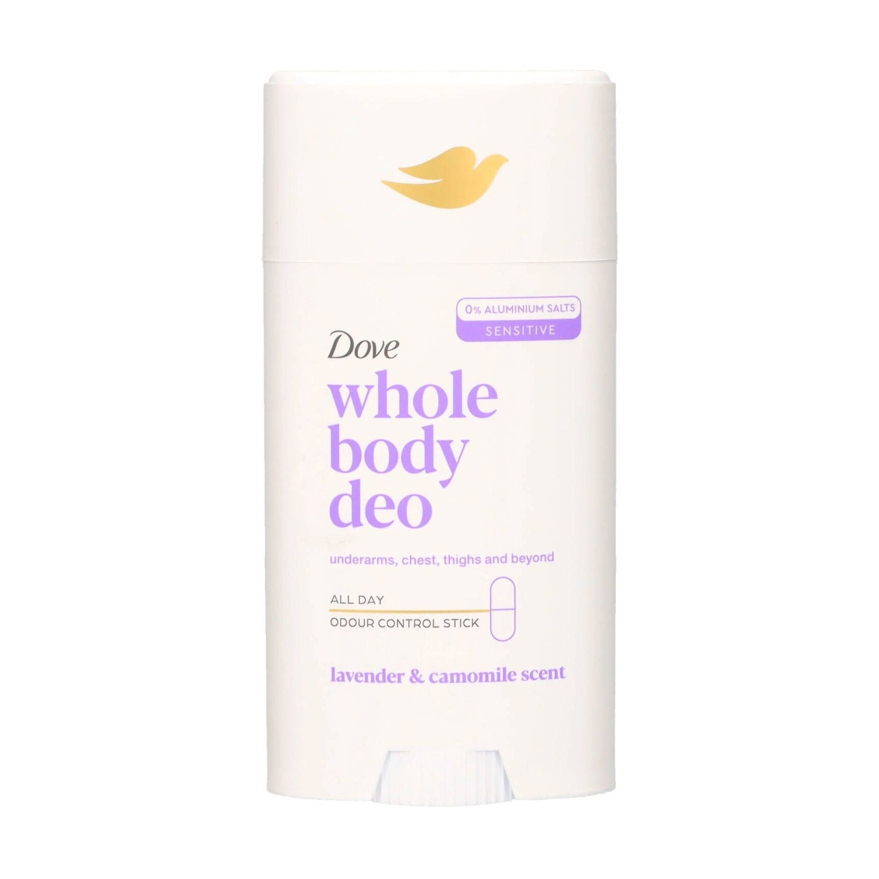 Тетяна Н. Дезодорант-стик для всего тела Dove Whole Body Deo с ароматом лаванды и ромашки, 75 мл photo
