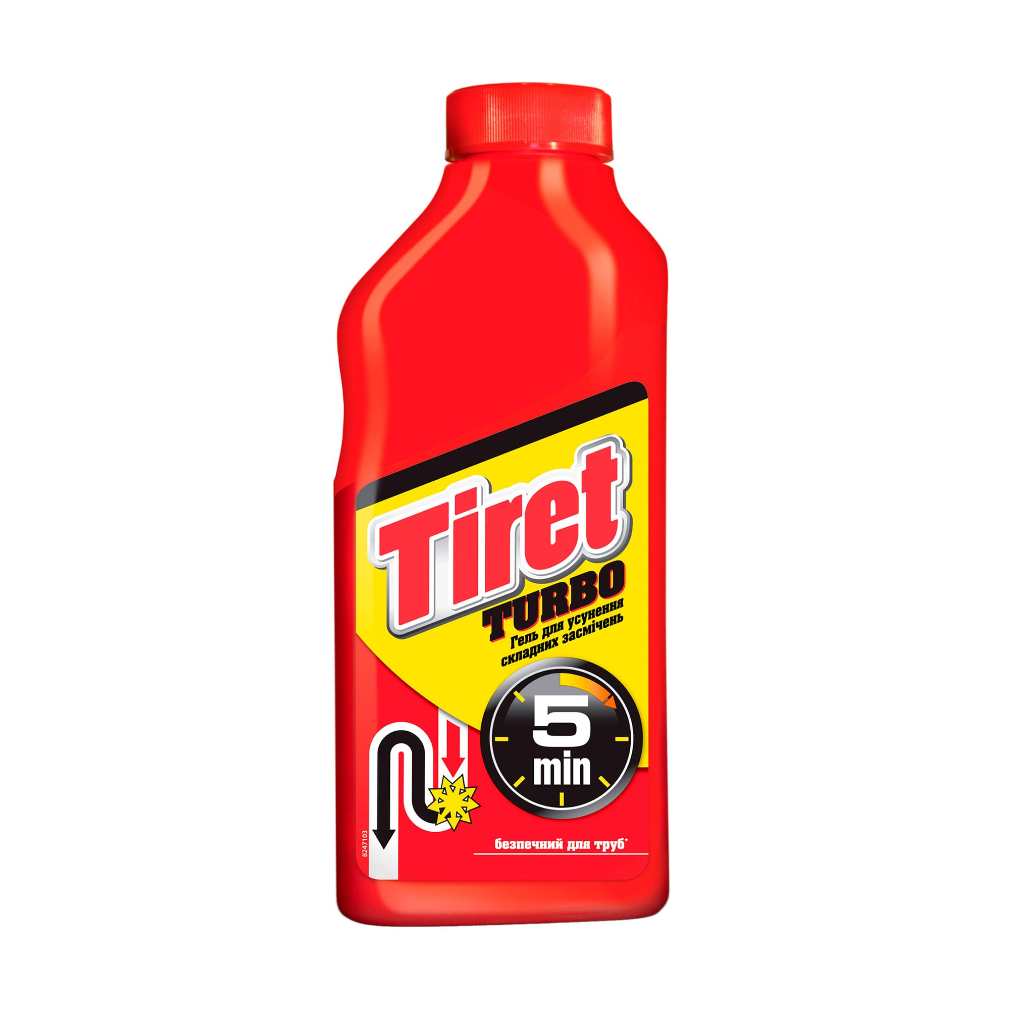 Татьяна Гель Tiret Turbo для прочистки труб, 500 мл photo