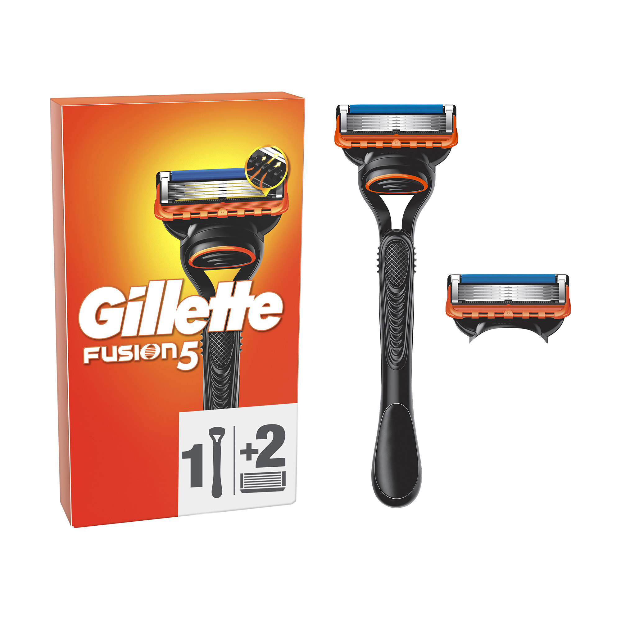 Станок для бритья мужской Gillette Fusionз 2 сменными картриджами