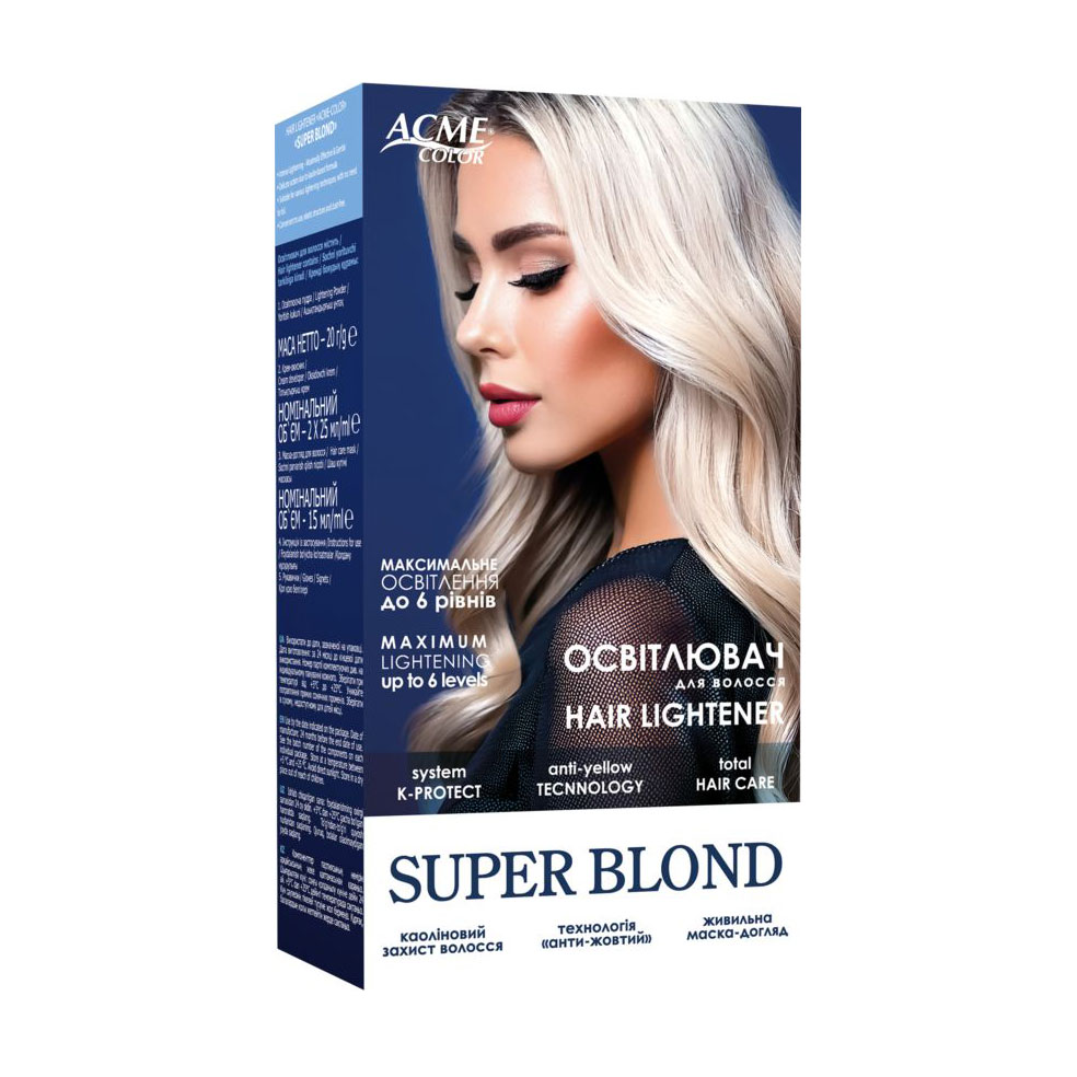 Анна Осветлитель для волос Acme Color Super Blond photo
