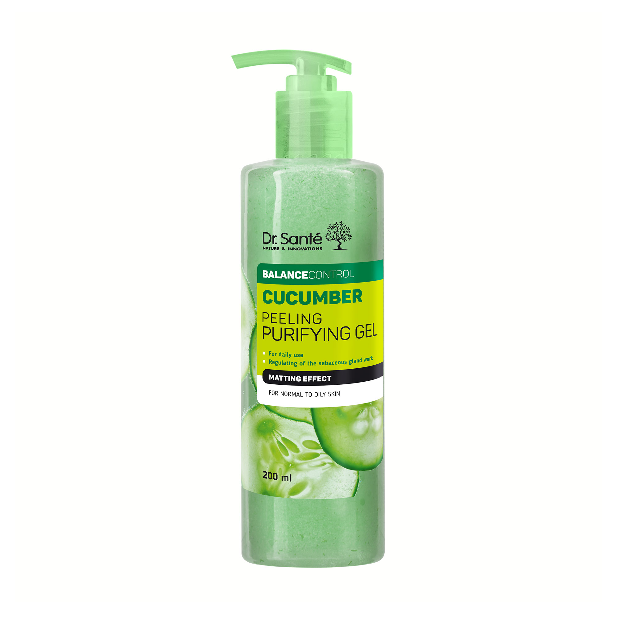 Марина Б. Гель-пилинг для лица Dr.Sante Cucumber Balance Control, 200 мл photo