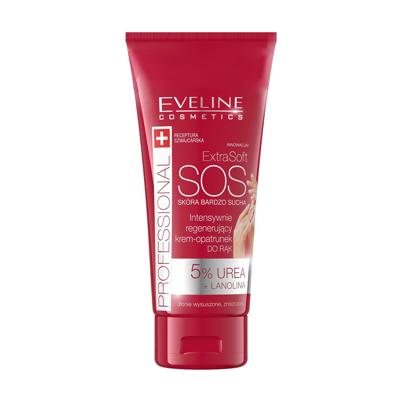 Светлана Е. Інтенсивний живильний крем для рук Eveline Cosmetics Professional Extra Soft SOS для дуже сухої шкіри, 100 мл photo