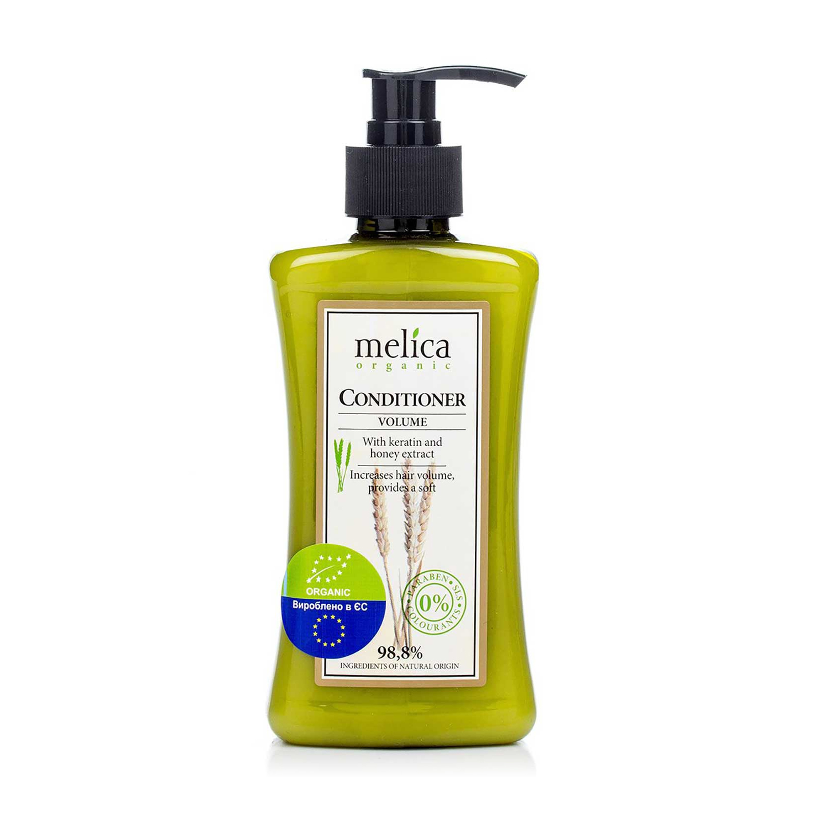 Яна Бальзам-кондиционер для объема волос Melica Organic Volume Conditioner с кератином и экстрактом меда, 300 мл photo