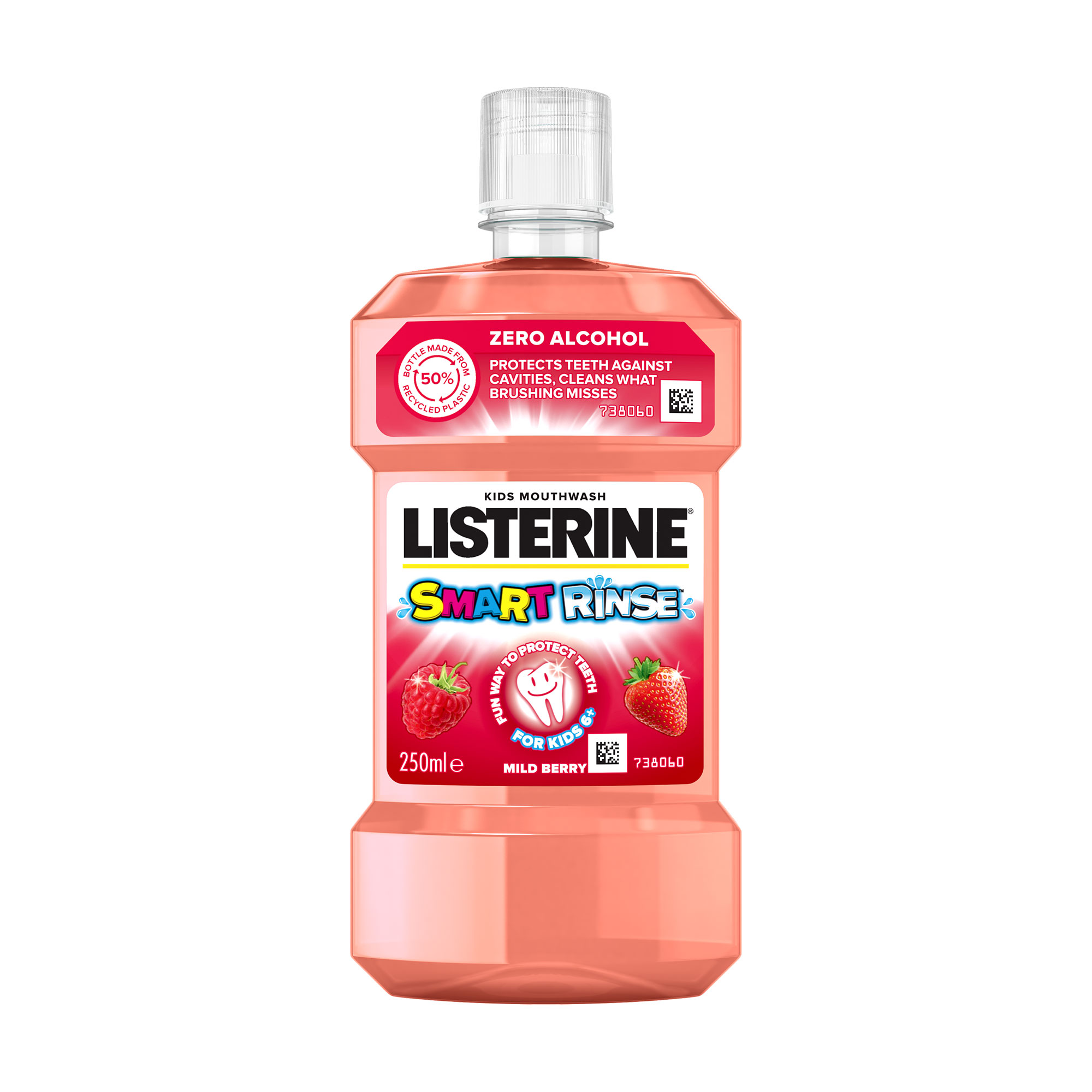 Сергій П. Детский ополаскиватель для полости рта Listerine Smart Rinse Ягодная свежесть, от 6 лет photo