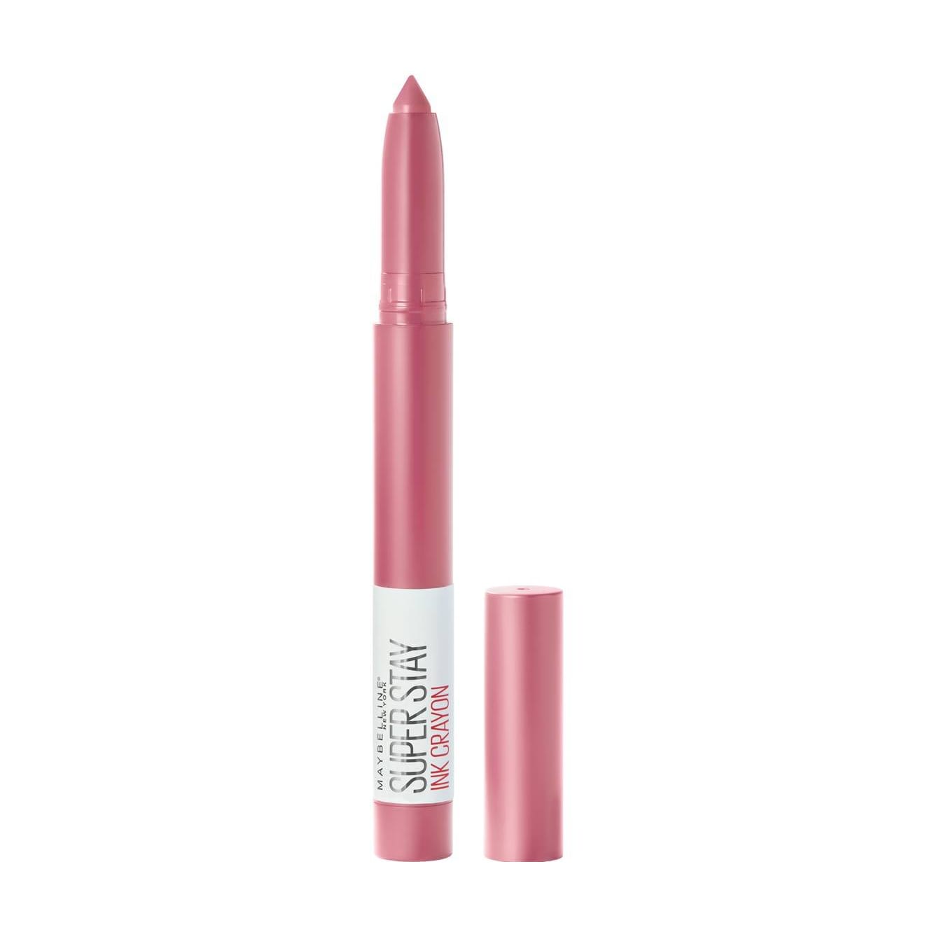 Юля Стойкая матовая помада-карандаш для губ Maybelline New York Super Stay Ink Crayon Lipstick photo