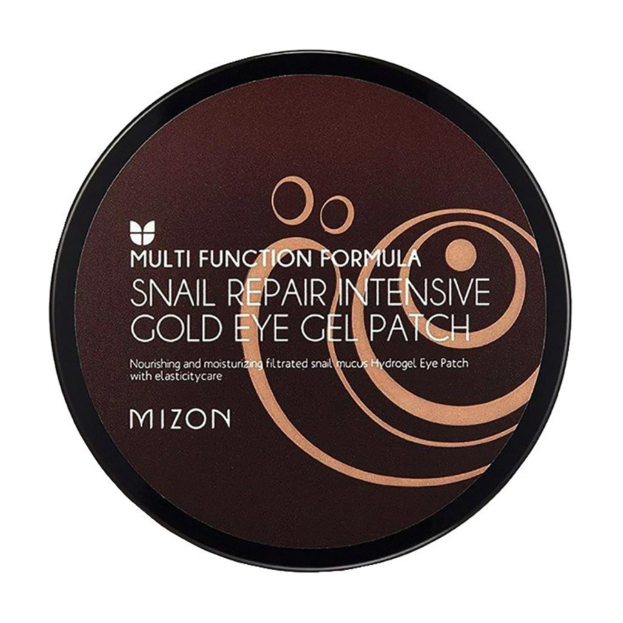 Наталія М. Гидрогелевые патчи для глаз Mizon Snail Repair Intensive Gold Eye Gel Patch с улиточным муцином и коллоидным золотом, 60 шт photo