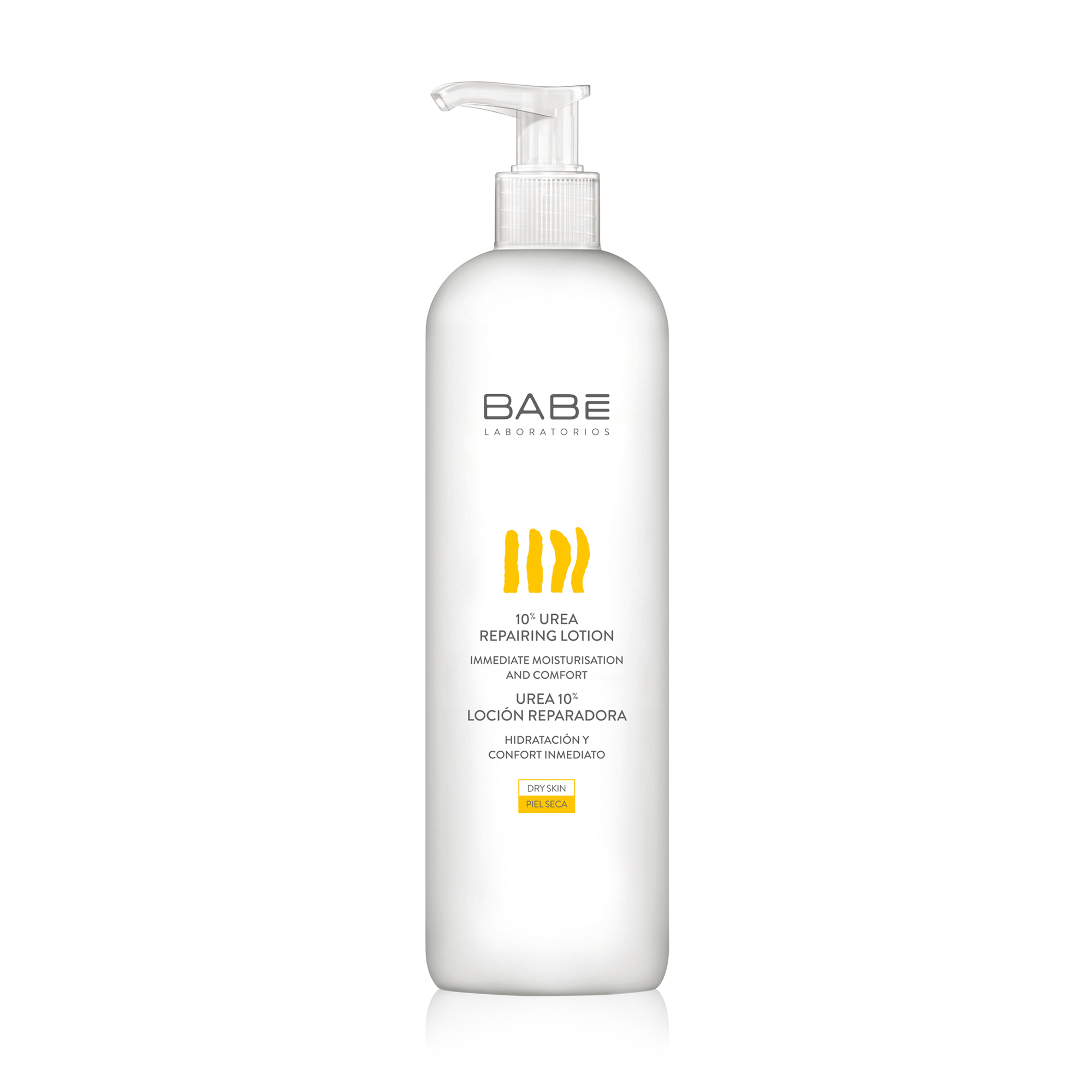 Восстанавливающий лосьон для тела BABE Laboratorios 10% Urea Repairing Lotion для сухой и чувствительной кожи, с 10% мочевины, 500 мл