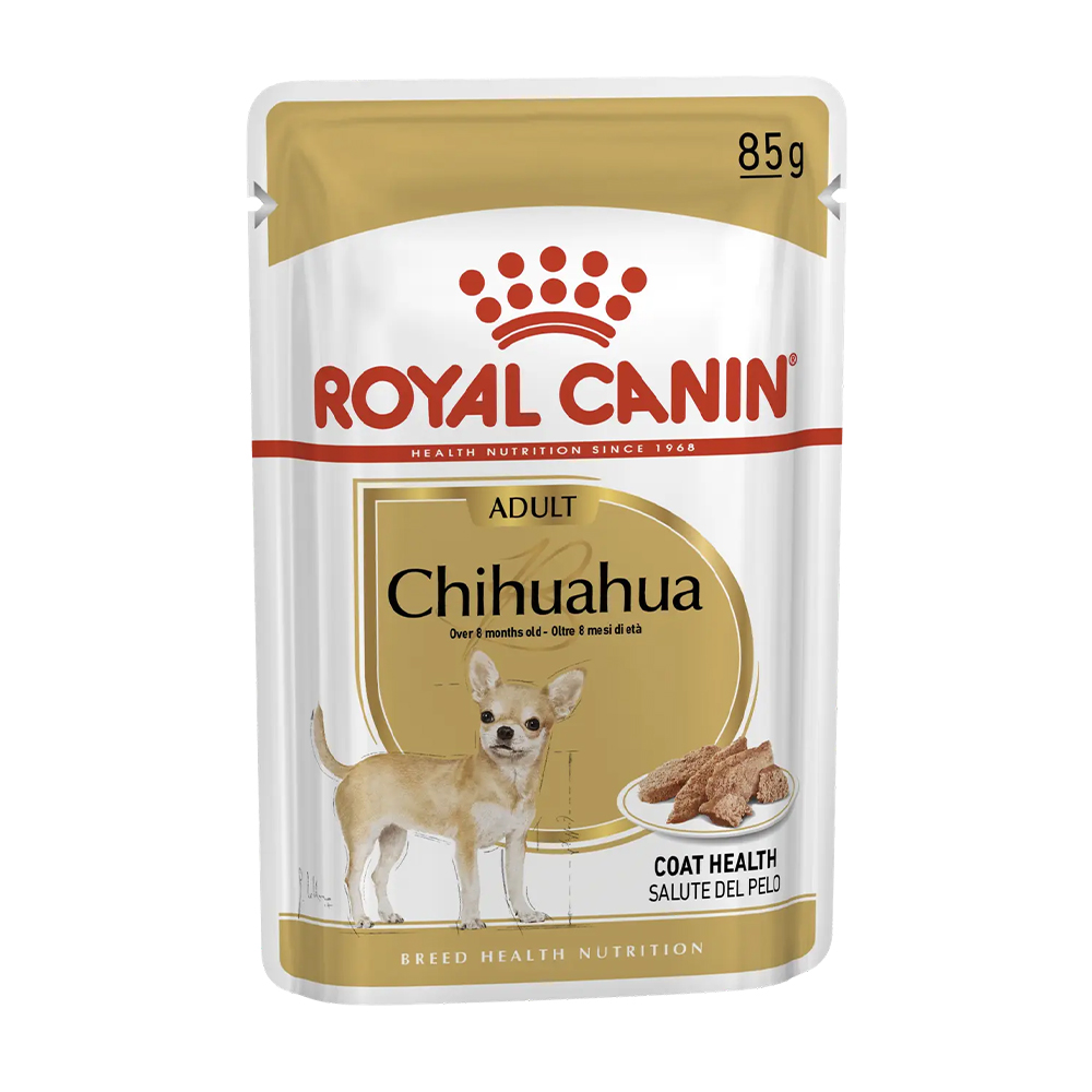 Влада Н. Влажный корм для взрослых собак породы чихуахуа Royal Canin Chihuahua Adult, 85 г (20410010) photo