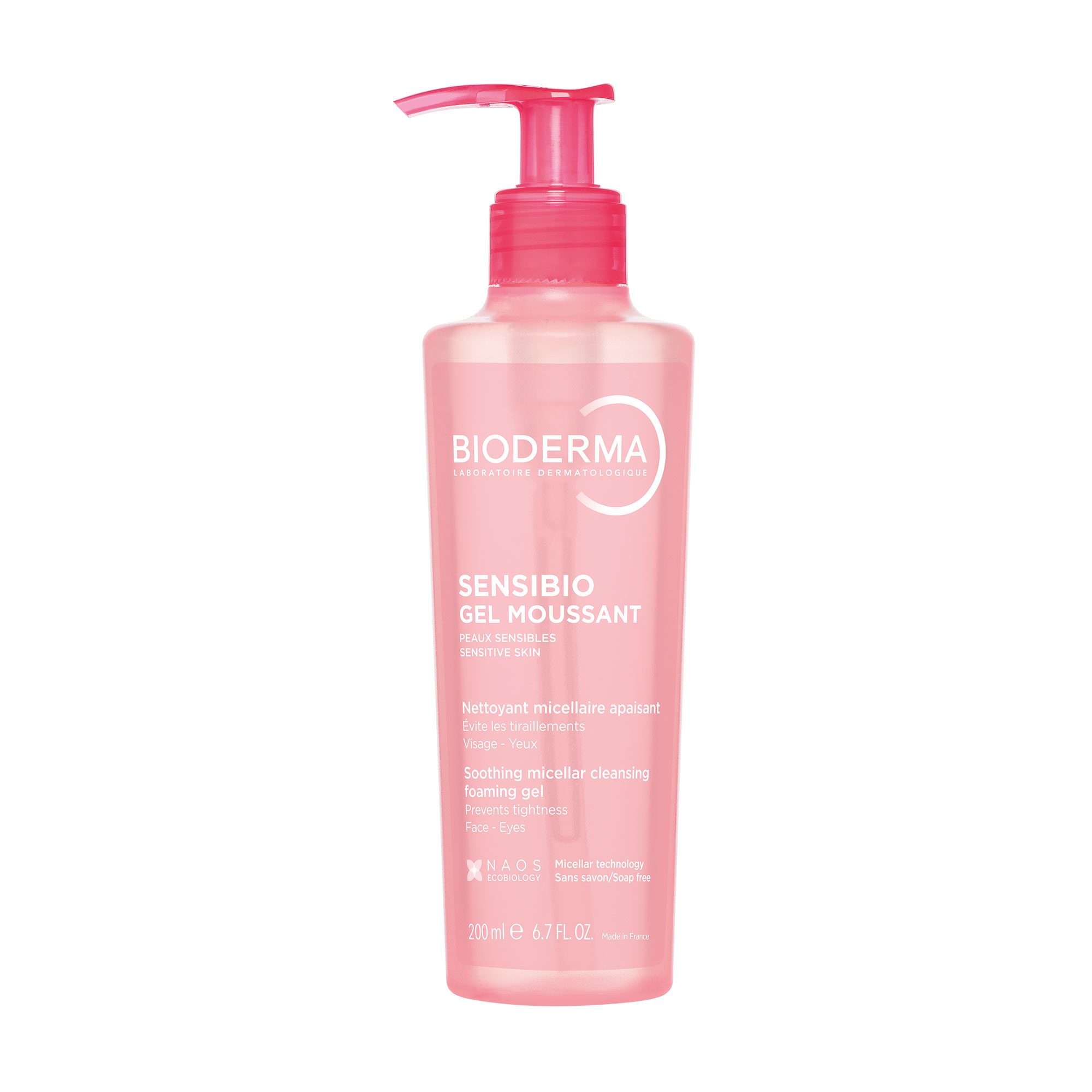 Віра Д. Зволожувальний міцелярний гель для обличчя та очей Bioderma Sensibio Soothing Micellar Cleansing Foaming Gel photo