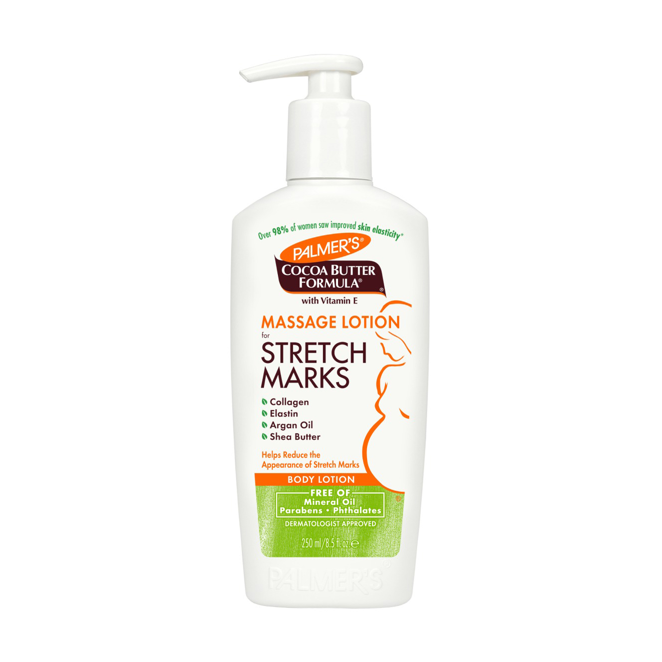 Олена Массажный лосьон от растяжек Palmer's Cocoa Butter Formula Massage Lotion for Stretch Marks, 250 мл photo