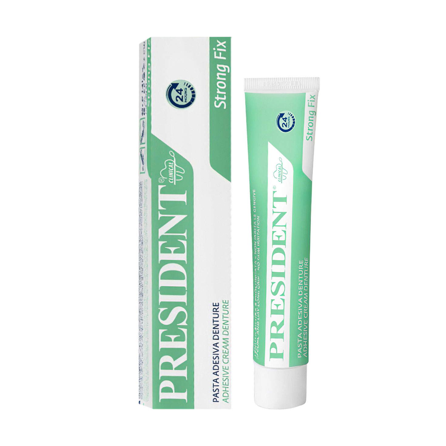 Евгения Крем клейкий для фиксации зубных протезов PresiDENT Clinical Denture, 40 г photo