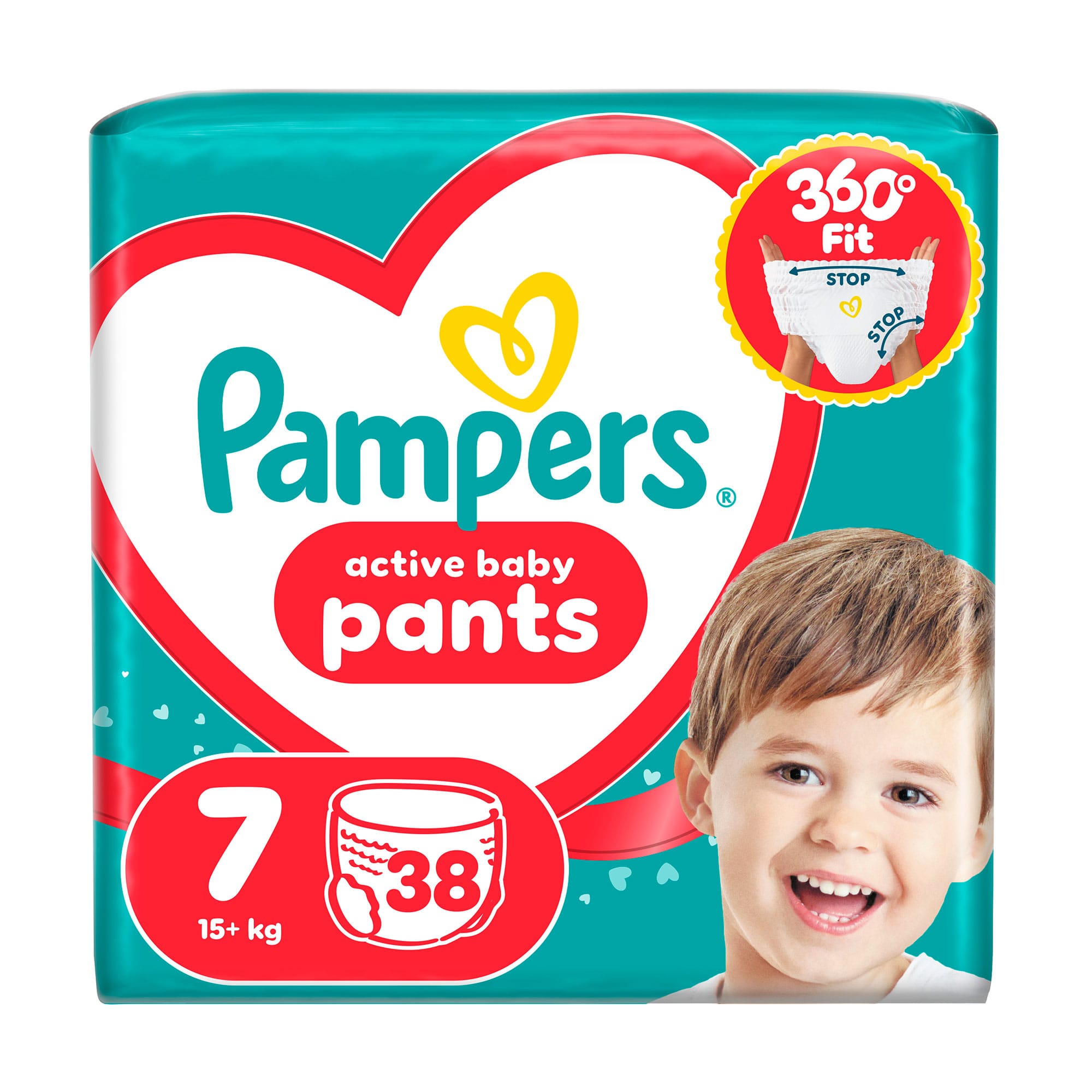 Подгузники-трусики Pampers Pants 7 (17+ кг), 38 шт — на EVA.UA