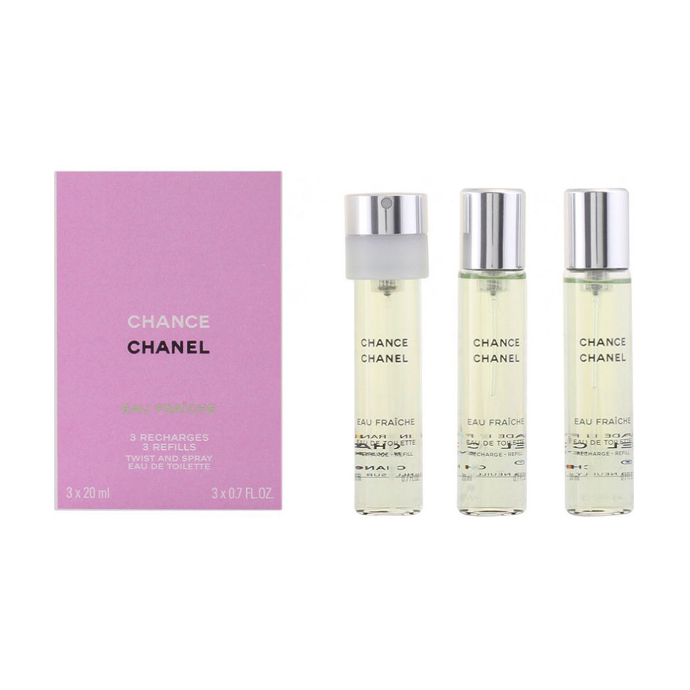 Chanel Chance Eau Fraiche Туалетна вода жіноча, 3*20 мл - купити