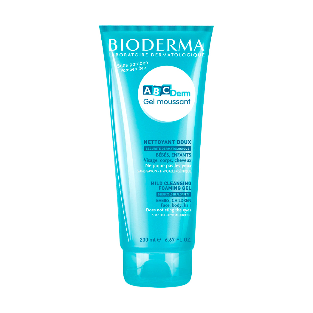 Євгенія Детский очищающий гель для купания Bioderma ABCDerm Mild Cleanser Foaming Gel photo