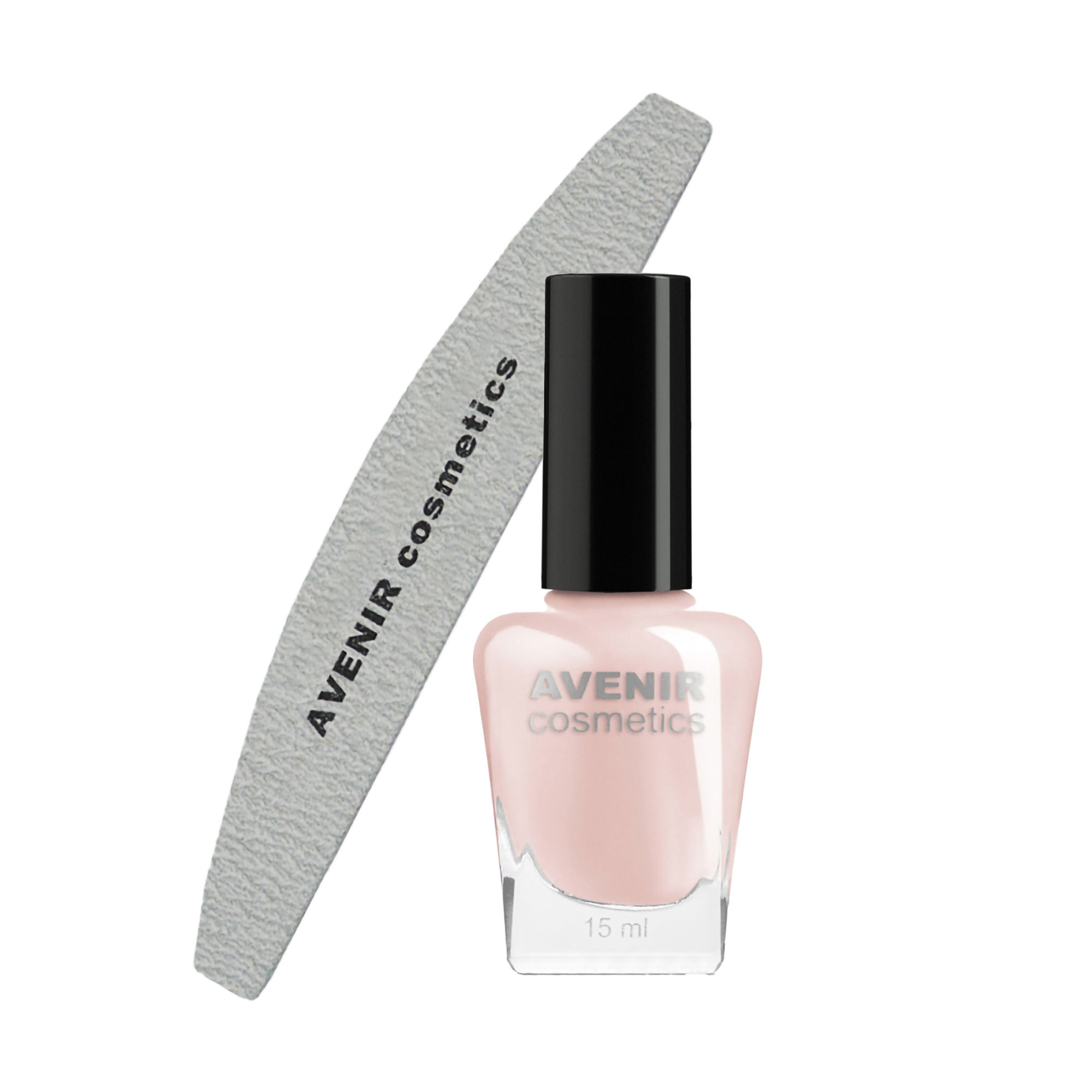 Олена К. База под лак для ногтей Avenir Cosmetics 7 в 1 Кальций и минералы, 15 мл + пилочка, 1 шт photo