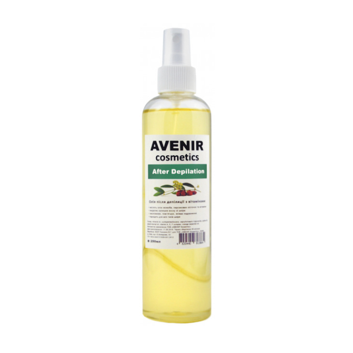 Юлія Масло после депиляции Avenir Cosmetics After Depilation с витаминами, 250 мл photo