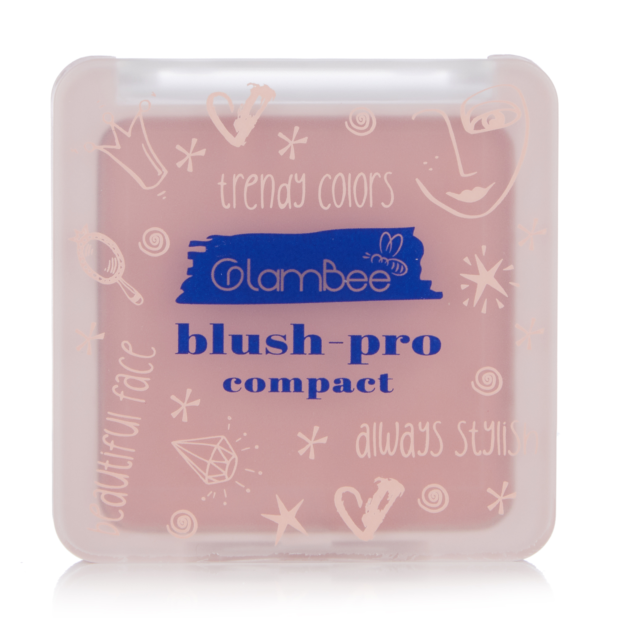 Тетяна Компактные румяна для лица GlamBee Blush-Pro, 5 г photo
