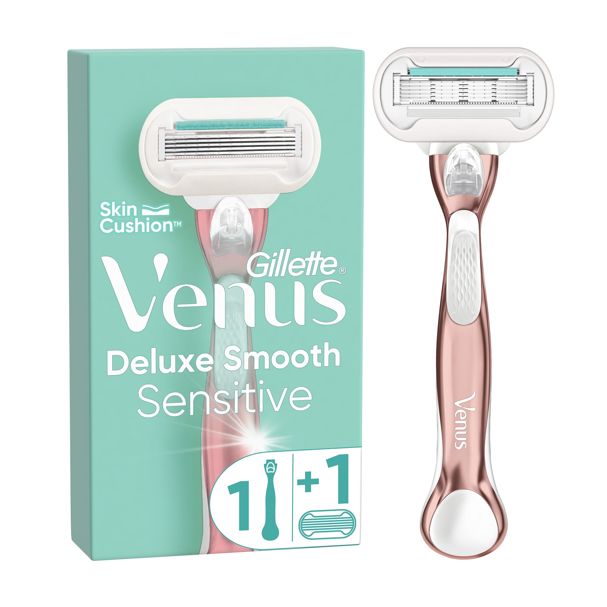 Бритвы одноразовые Gillette Venus Smooth Sensitive женские, 3 шт