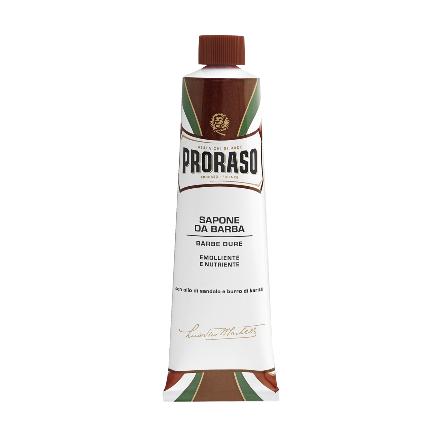 Виктория П. Крем для гоління Proraso з олією ши та сандаловою олією, для жорсткої щетини, 150 мл photo