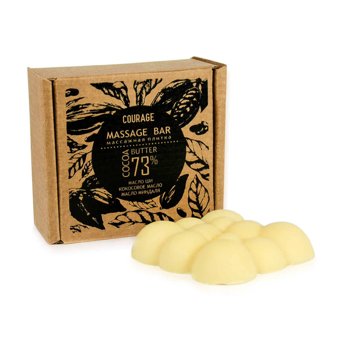 Карина Массажная плитка Courage Massage Bar, 50 г photo