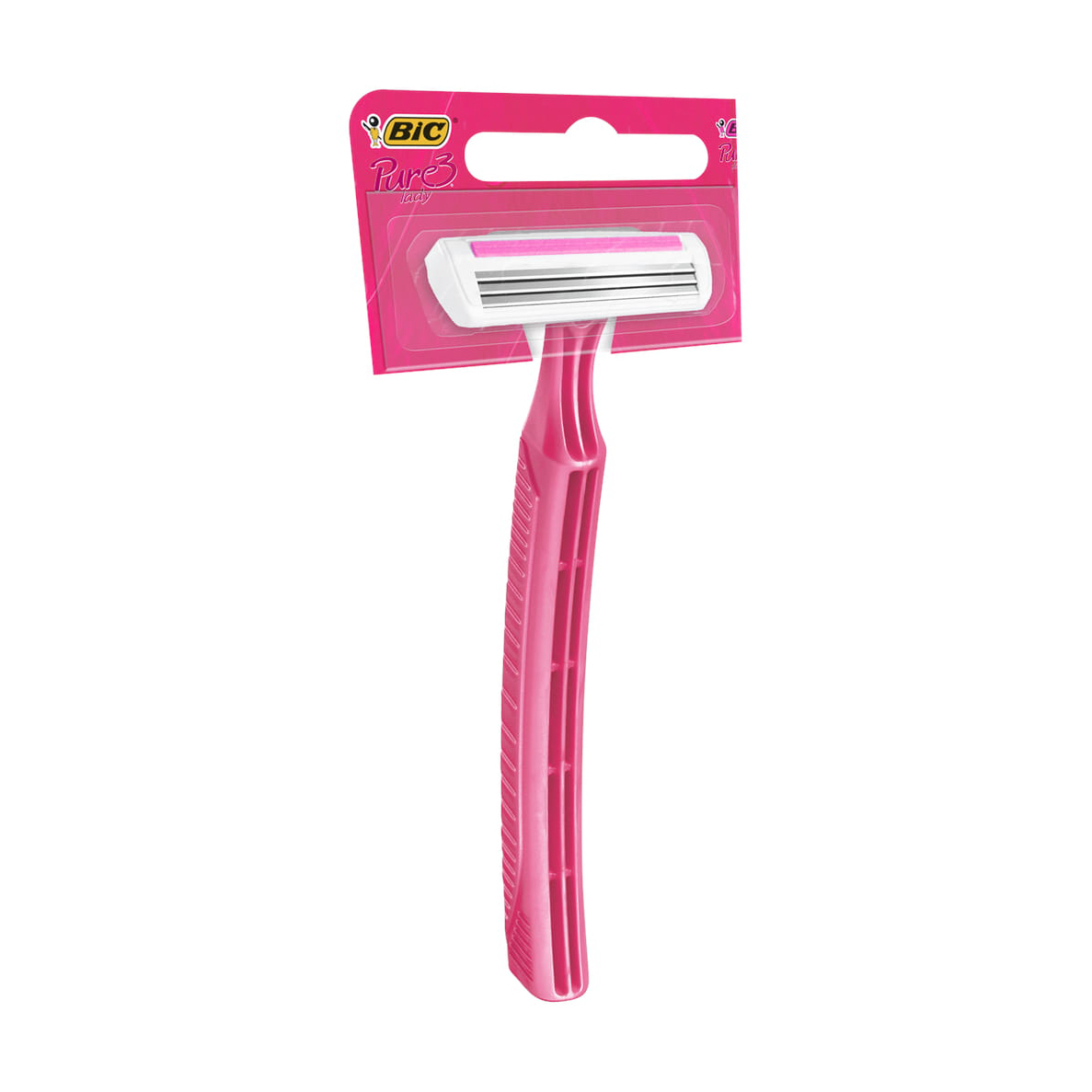 Станок для бритья BIC Pure 3 Lady женский одноразовый, розовый, 1