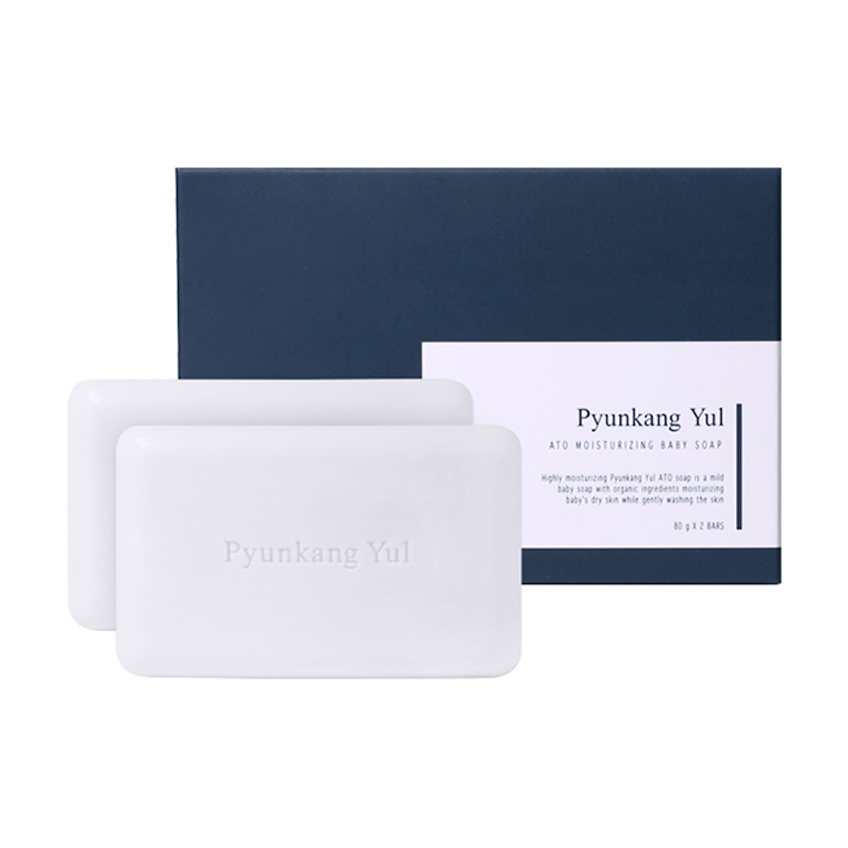 Марина К. Детское мыло Pyunkang Yul Ato Moisturizing Baby Soap увлажняющее, 2*80 г photo