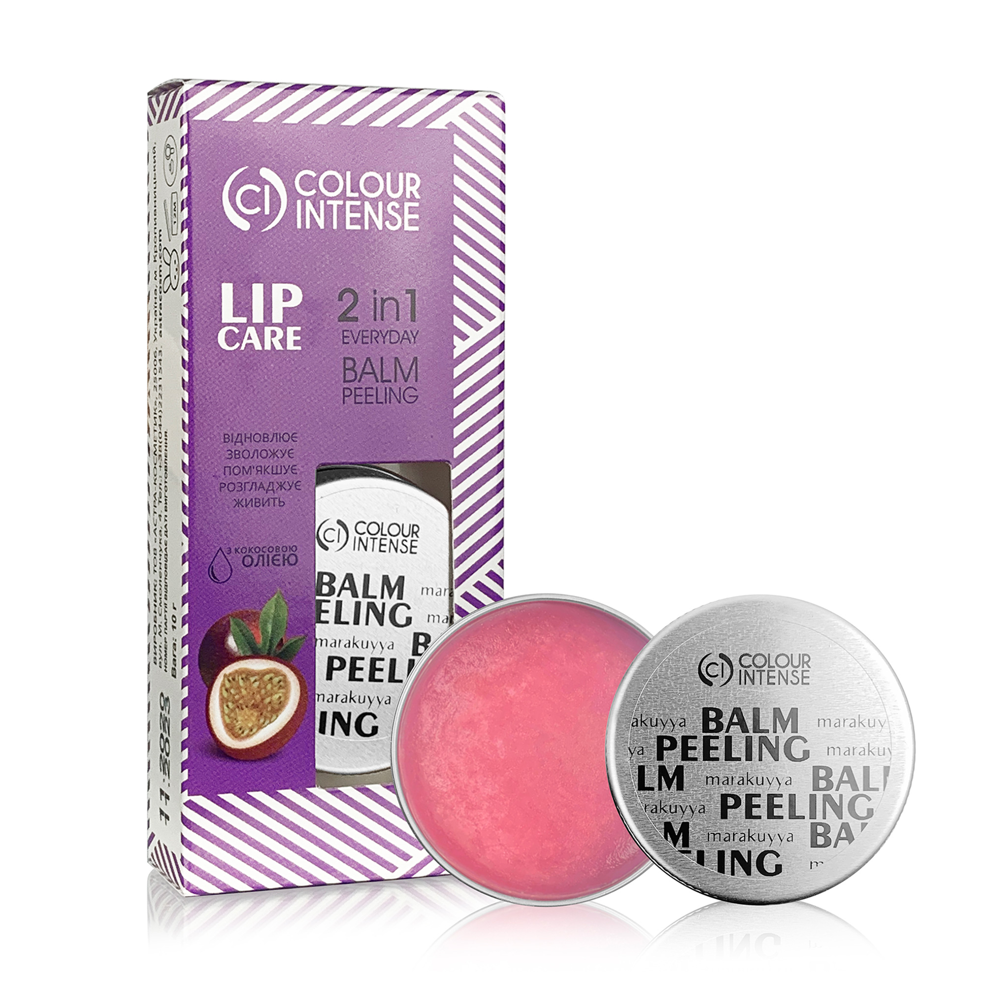 Катерина Пилинг-скраб для губ Colour Intense Lip Care 2 In 1 Маракуйя, восстанавливающий, 10 г photo