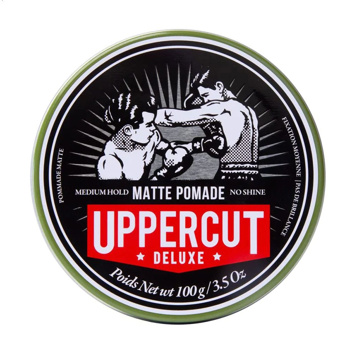 Фесенко А. Мужская матовая помада для укладки волос Uppercut Deluxe Matt Pomade средней фиксации, 100 г photo