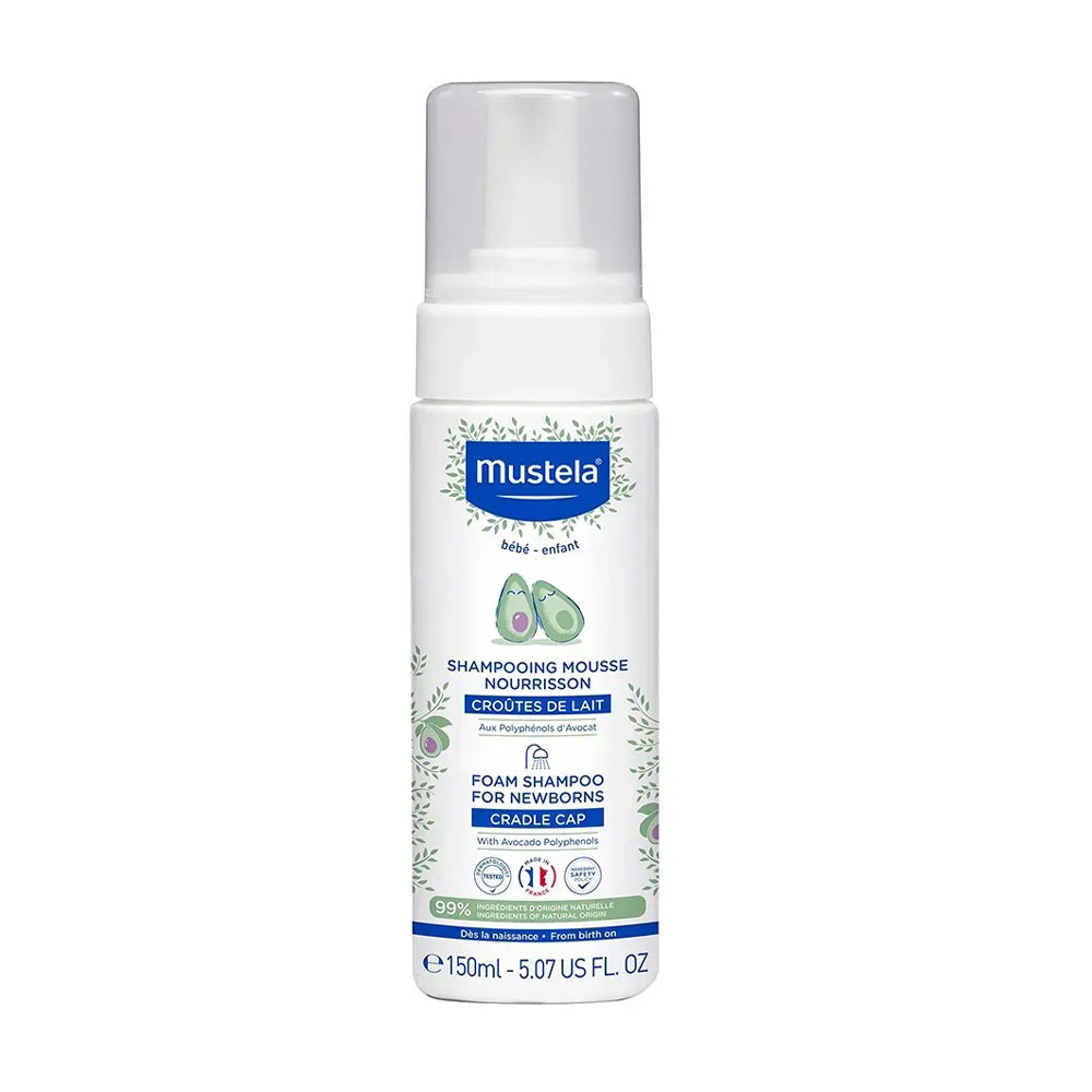 Катерина Пінка-шампунь для новонароджених Mustela Bebe Foam Shampoo for Newborns, 150 мл photo