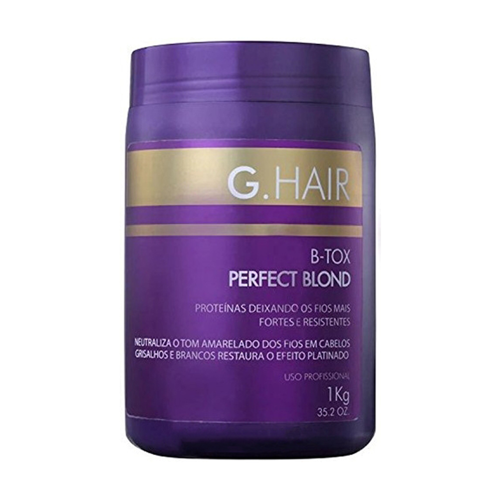 Надежда Ботокс для волос Inoar G-Hair B-tox Perfect Blond Идеальный блонд, 1 кг photo