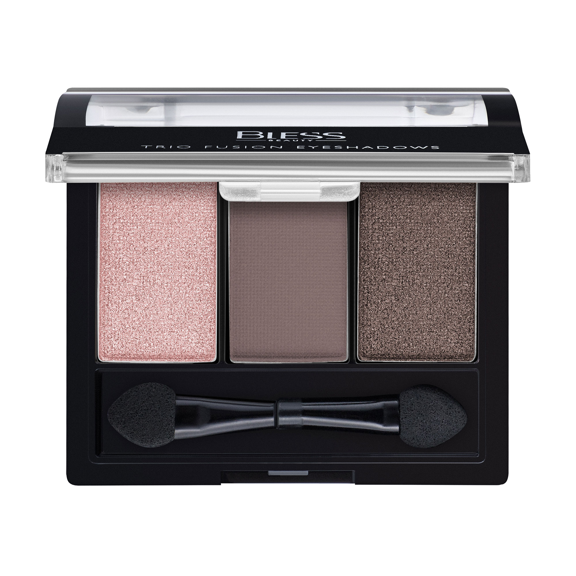 Валентина Тіні для повік Bless Beauty Color Effect Trio Fusion, 3.9 г photo