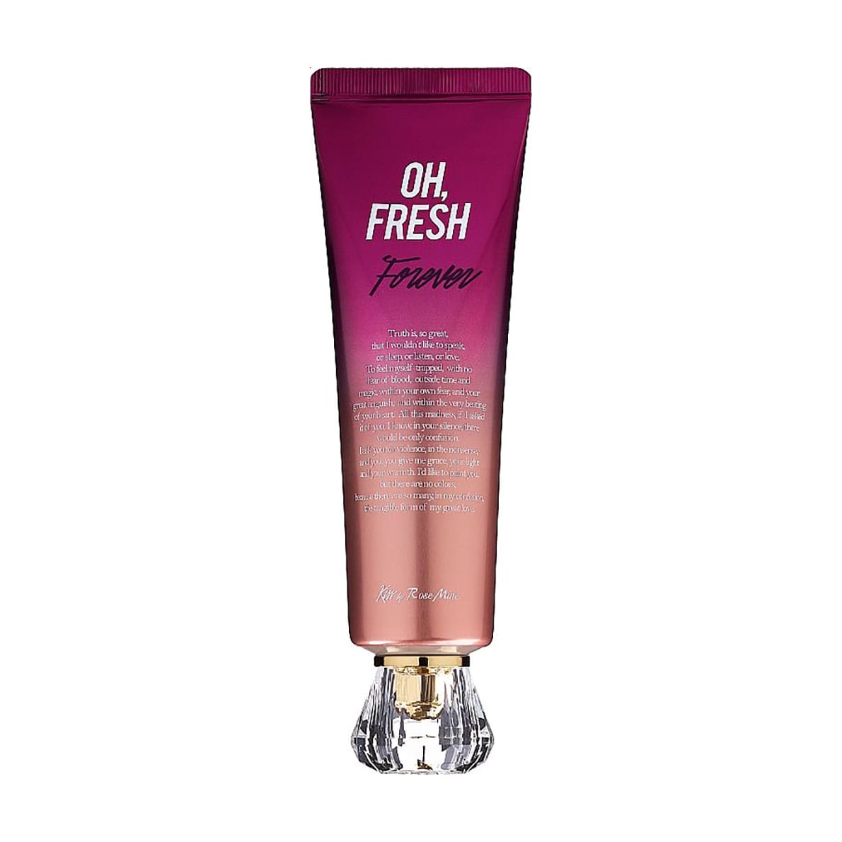 Наталья В. Парфюмированный крем для тела Kiss by Rosemine Fragrance Cream Oh, Fresh Forever с цветочным ароматом ириса, 140 мл photo