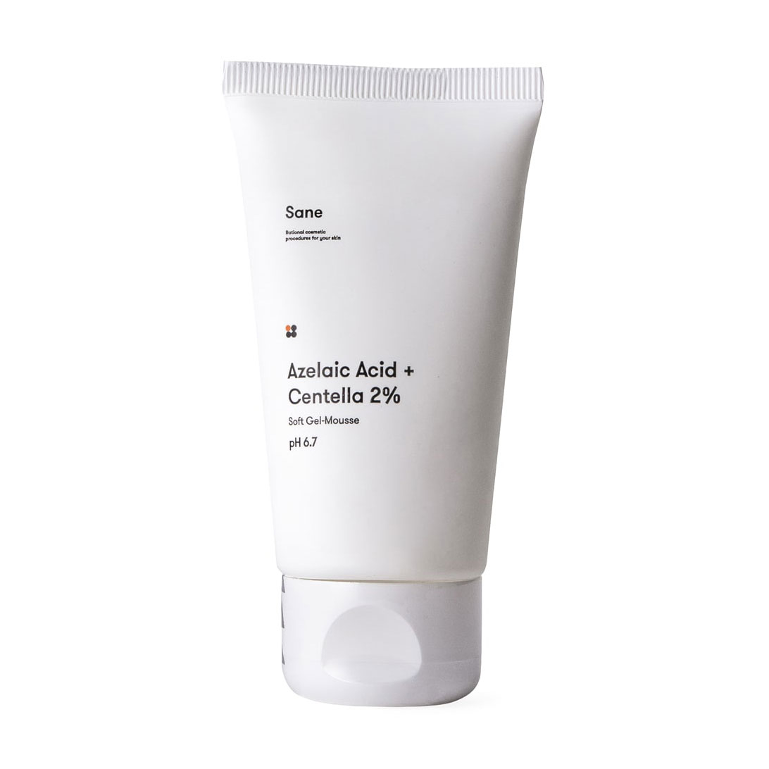 ローションエサンシエルA Очищающий гель для лица Sane Azelaic Acid + Centella 2% Soft Gel