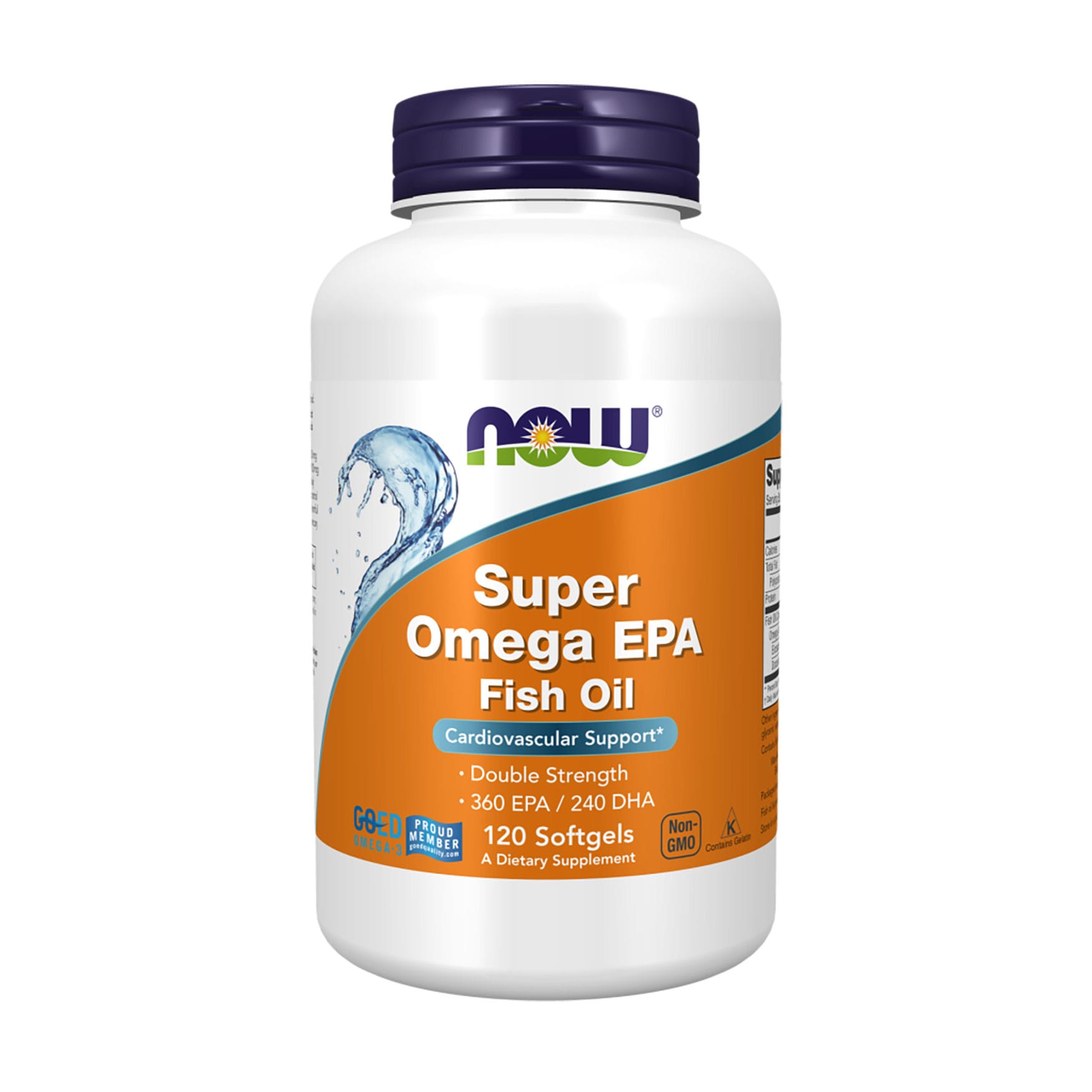Олена Супер Омега ЭПК NOW Foods Super Omega EPA 1200 мг в желатиновых капсулах photo