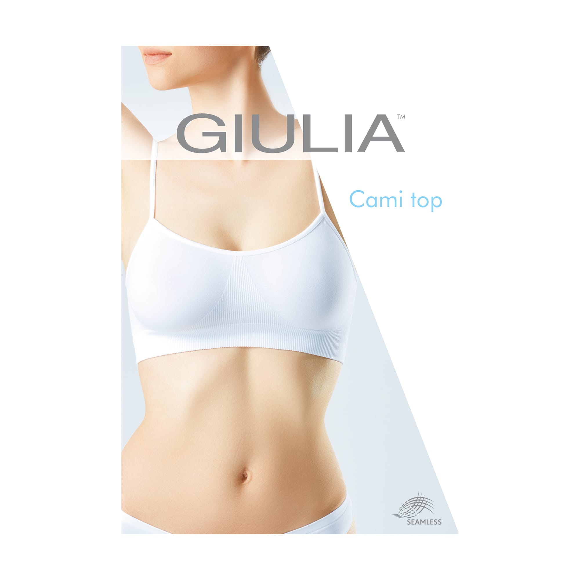 Анастасія Безшовний топ жіночий Giulia Cami Top на тонких бретелях photo