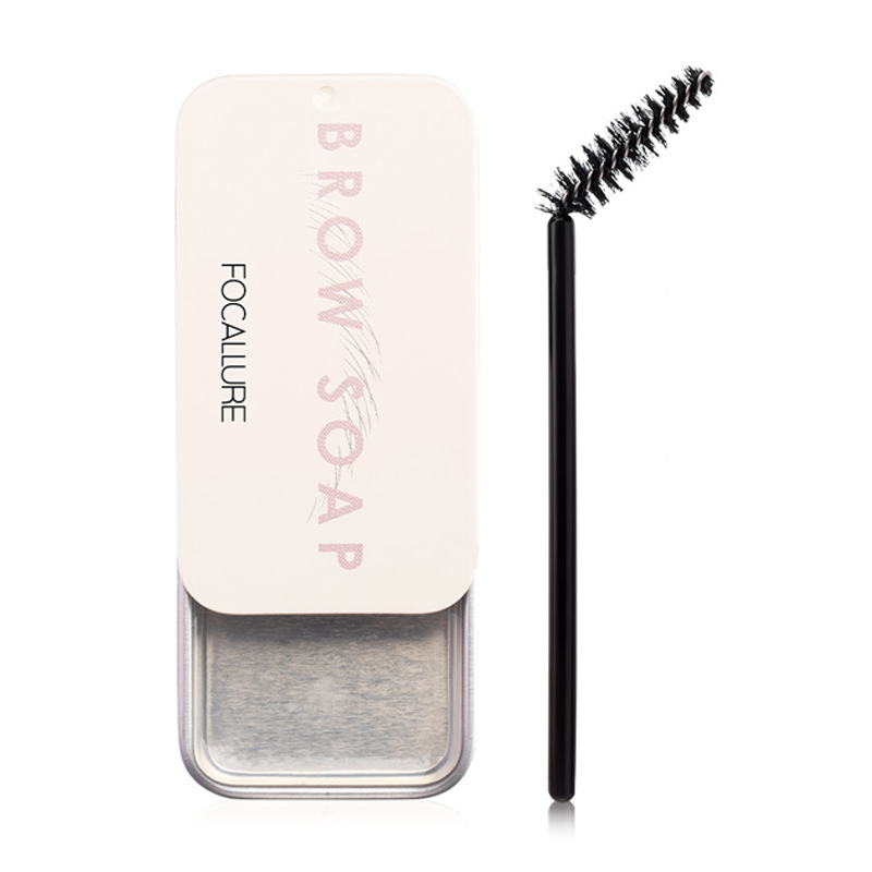 Валерія Фиксирующее мыло для бровей Focallure Brow Soap with Brush с щеточкой, 10 г photo