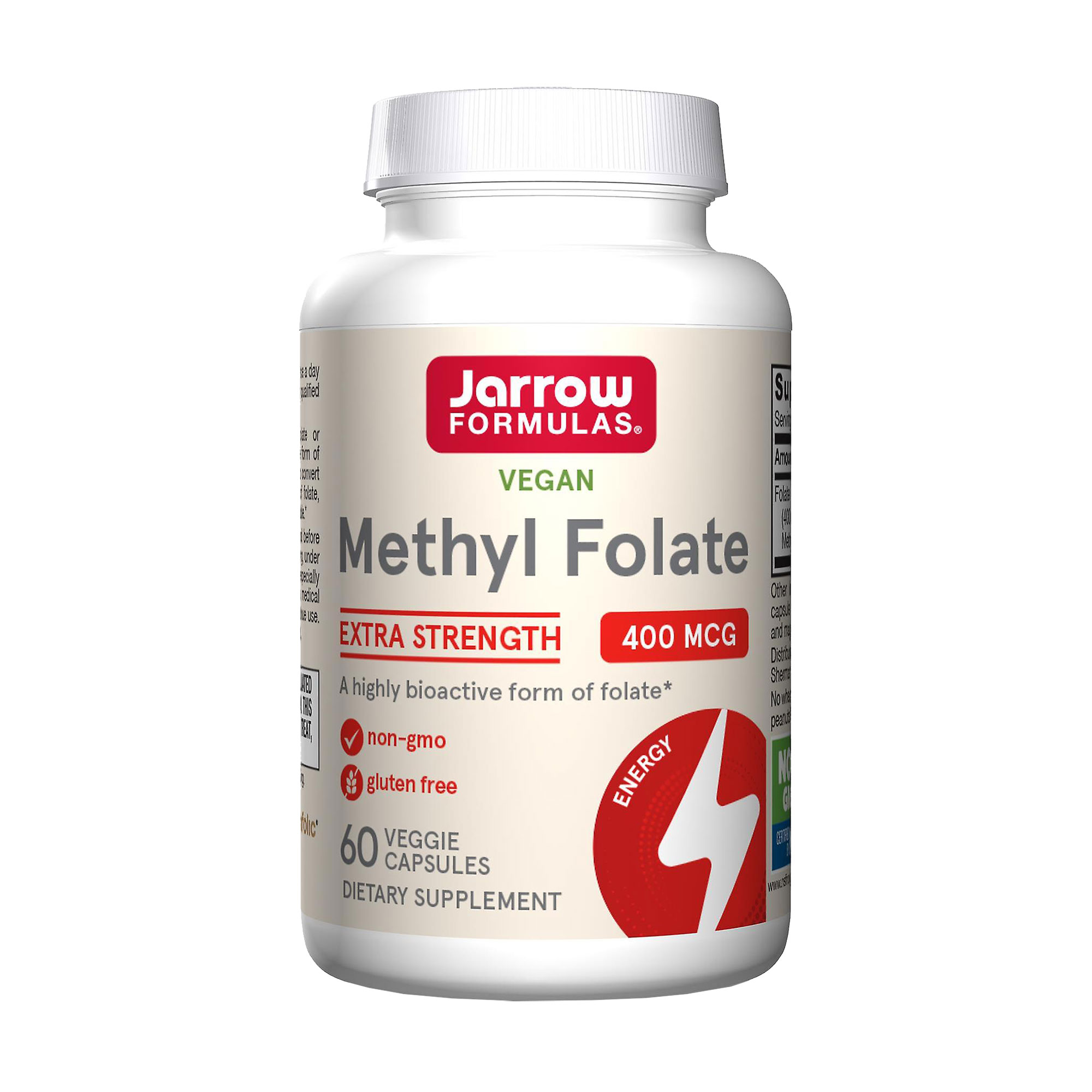 Тетяна Метил фолиевая кислота (Метилфолат) Jarrow Formulas Methyl Folate 400 мкг, 60 капсул photo