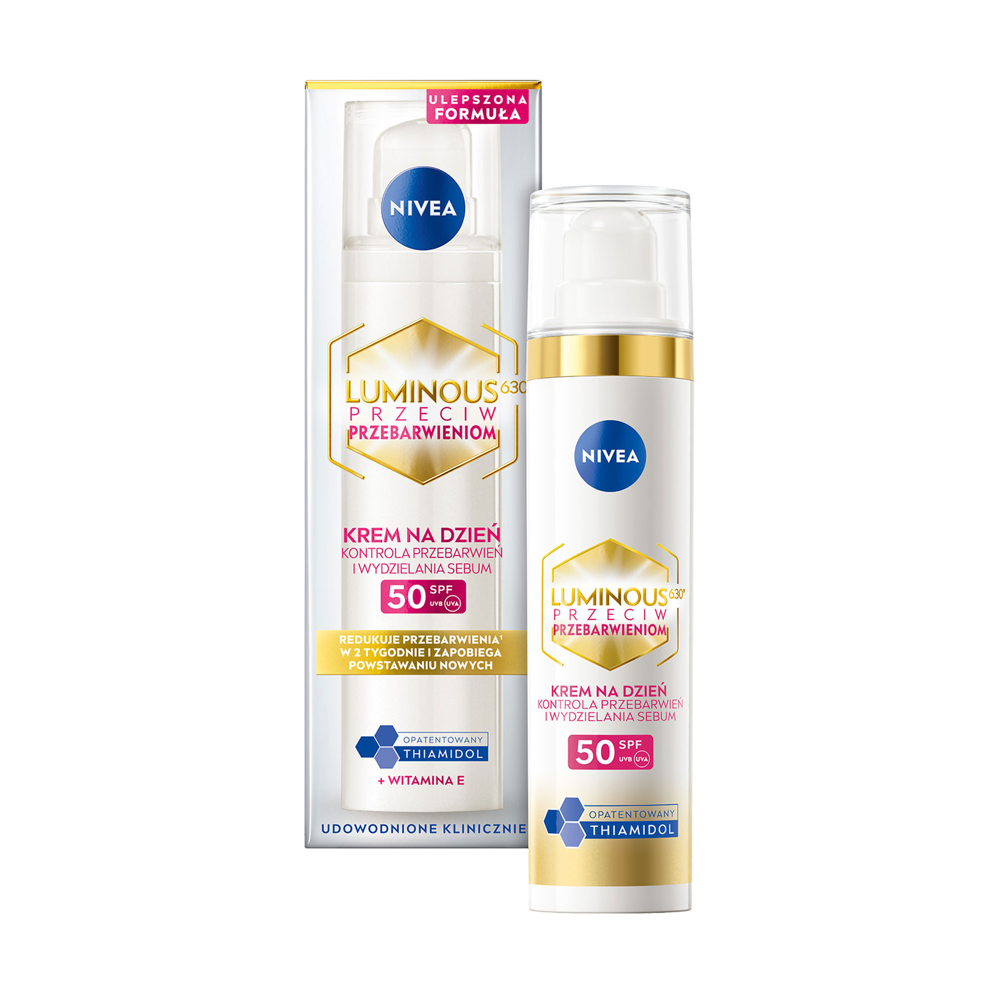 Анастасія Дневной флюид для лица NIVEA Luminous 630 SPF 50, 40 мл photo