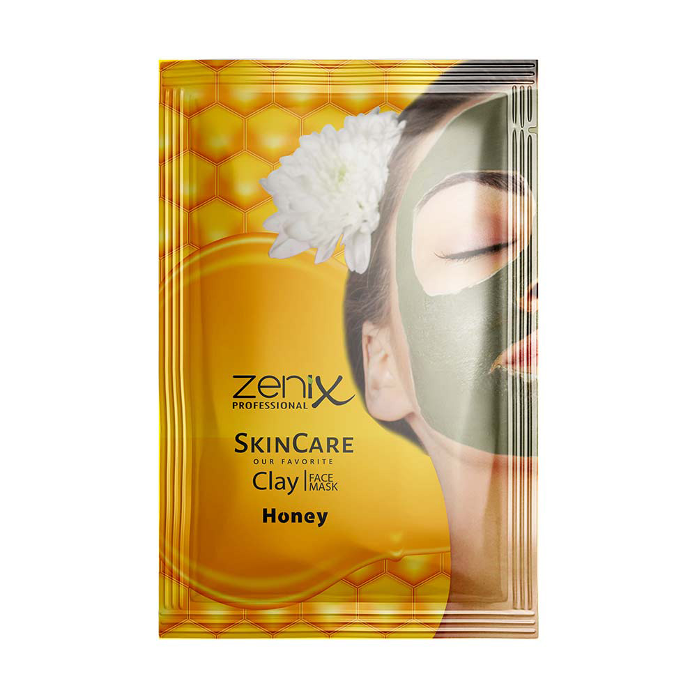 Глиняная маска для лица Zenix Professional Clay Face Mask с медом