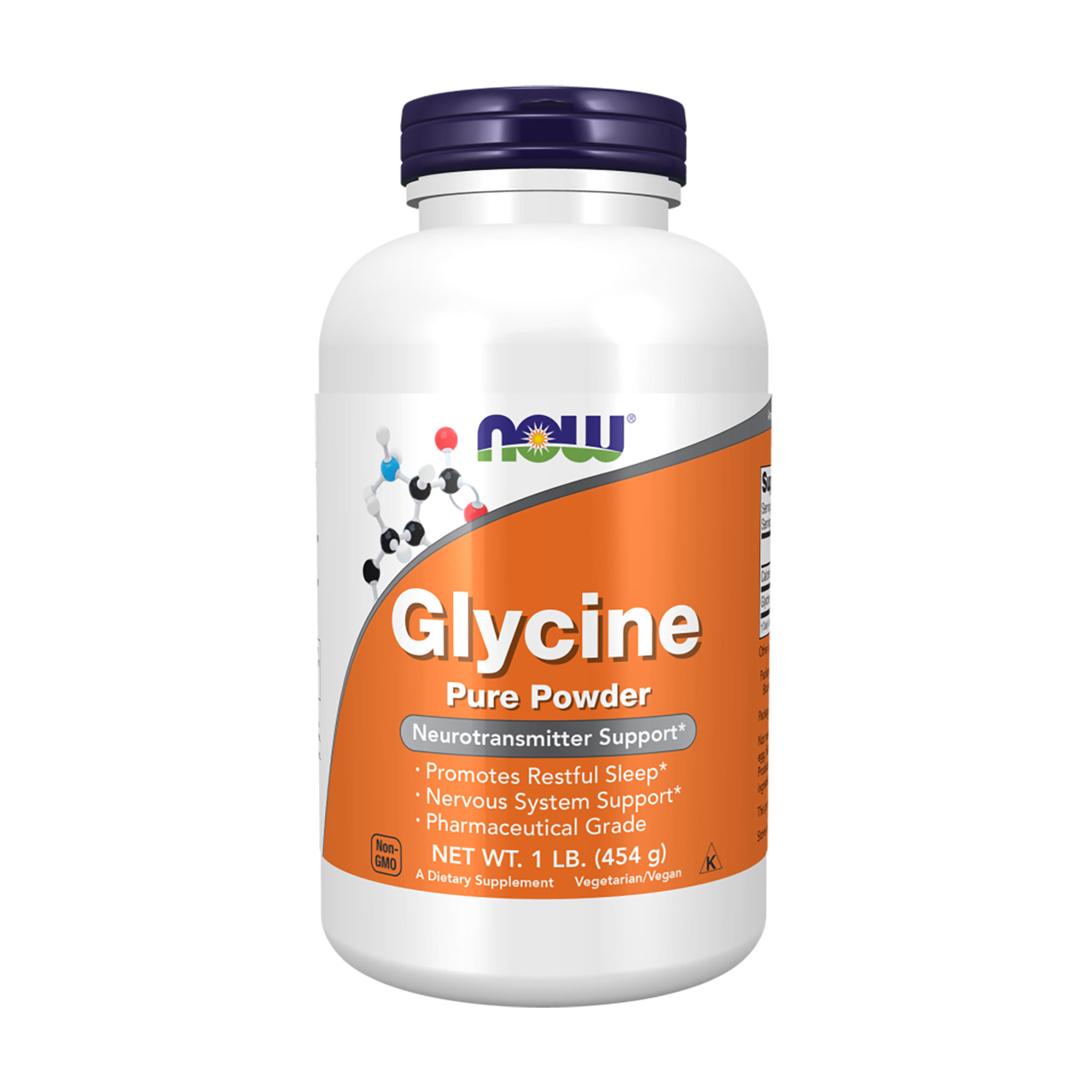 Светлана Глицин NOW foods Glycine Pure Powder 3000 мг, в порошке, 454 г photo