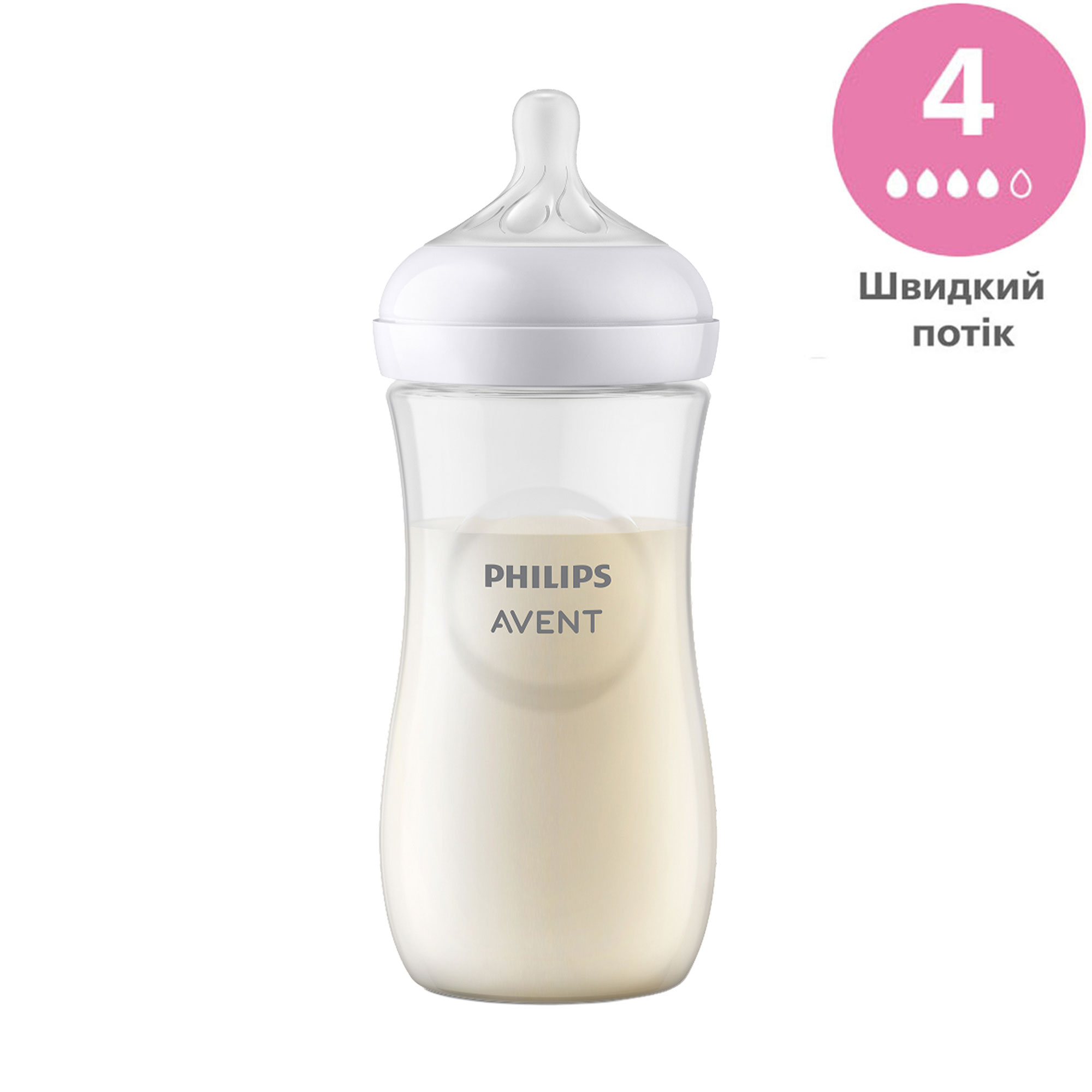 Ірина Бутылочка для кормления PHILIPS AVENT Natural, от 6 месяцев, 330 мл (SCY906/01) photo